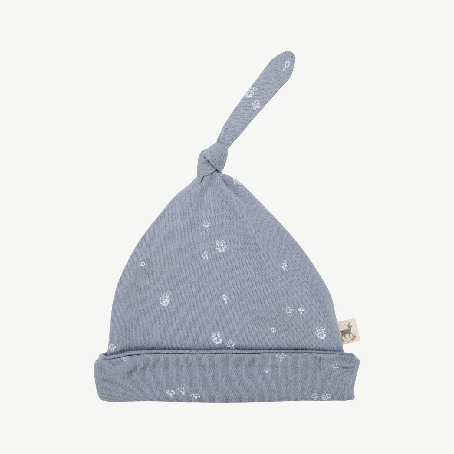 Beanie - Mushrooms Slate Gray