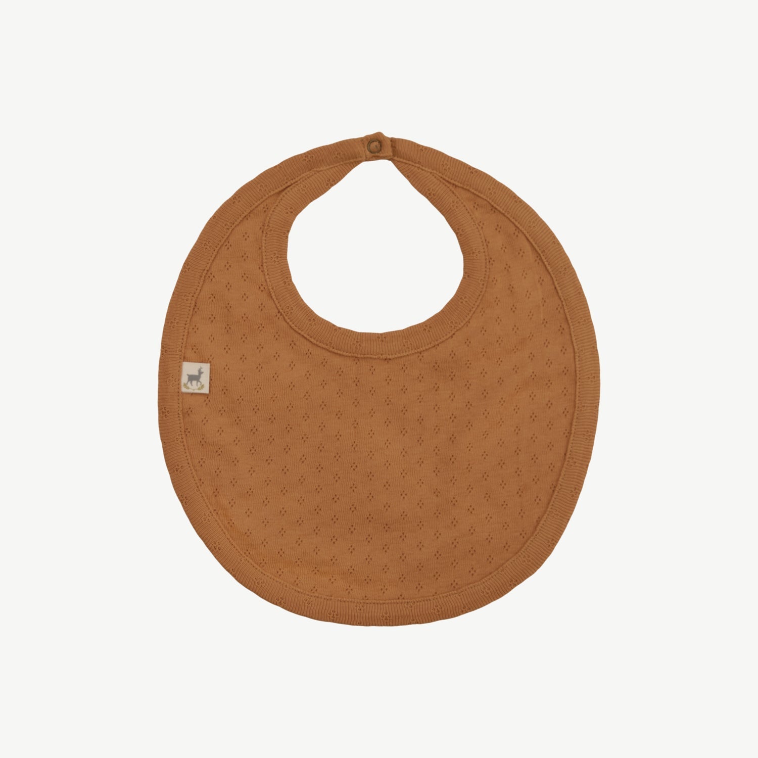Snap Bib - Pointelle Copper
