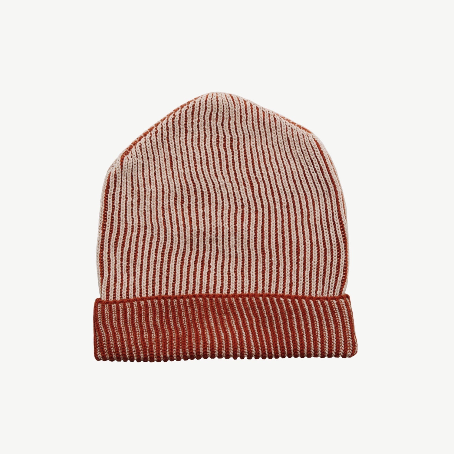 Knit Beanie - Two-tone Ketchup