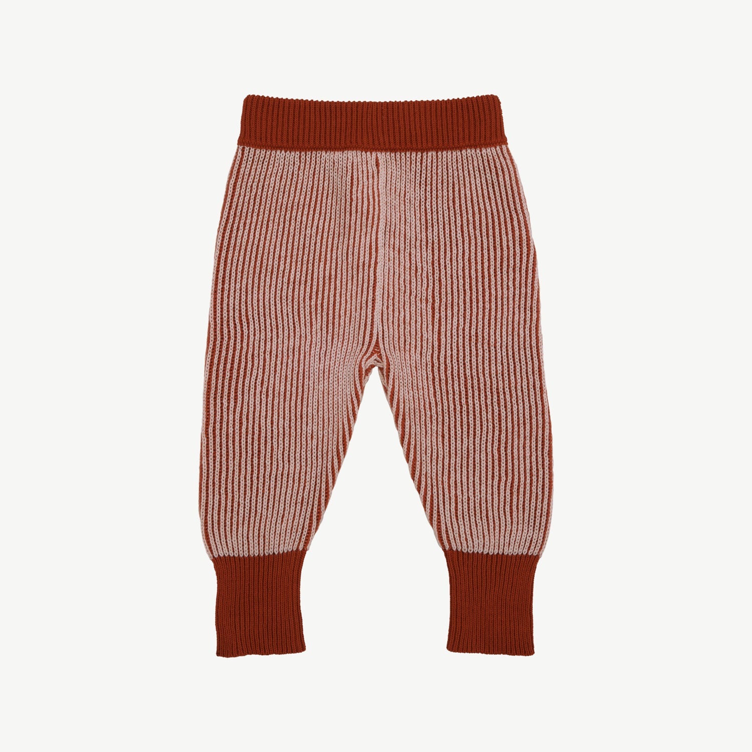 Knit Pants - Two-tone Ketchup
