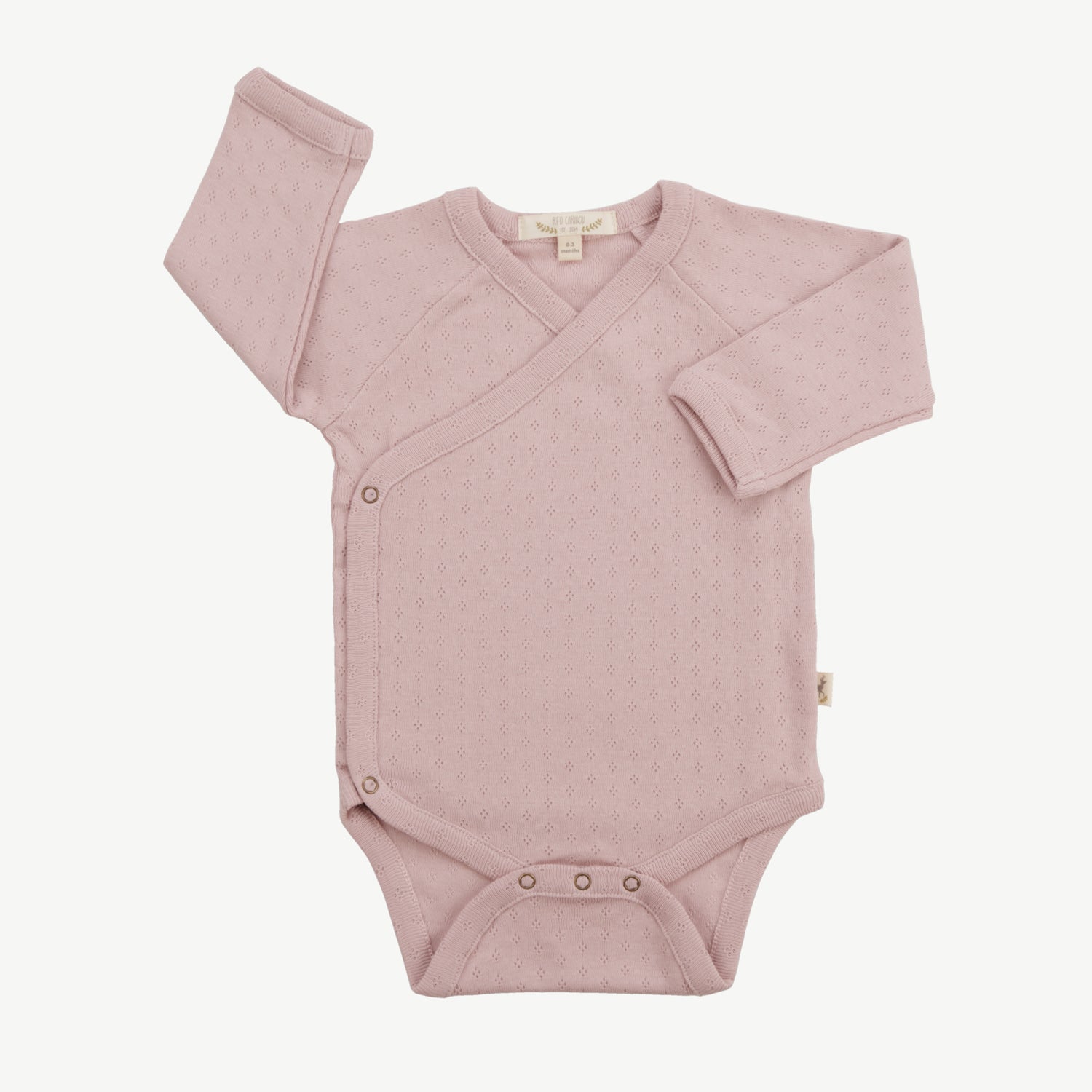Kimono Onesie - Pointelle Rosé