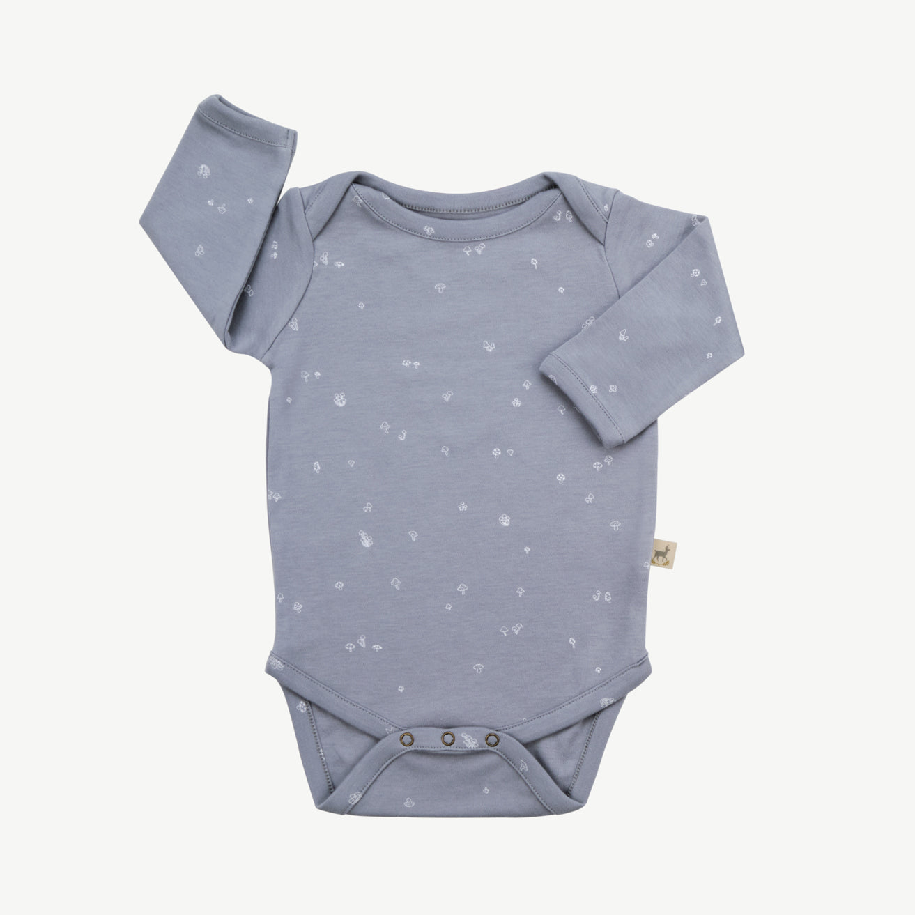 Onesie - Mushrooms Slate Gray