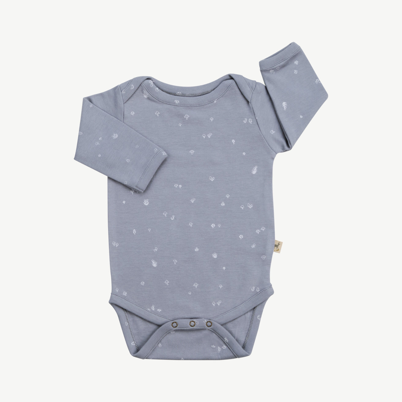 Onesie - Mushrooms Slate Gray