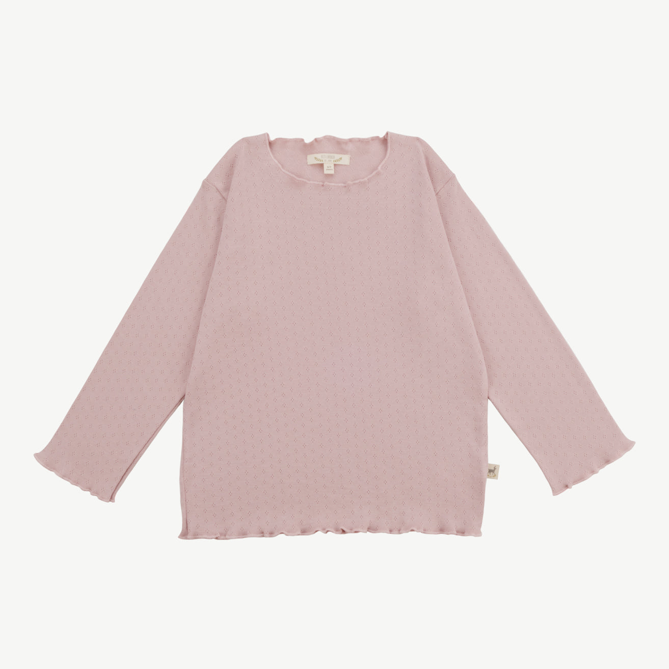 Long Sleeve T-shirt - Pointelle Rosé