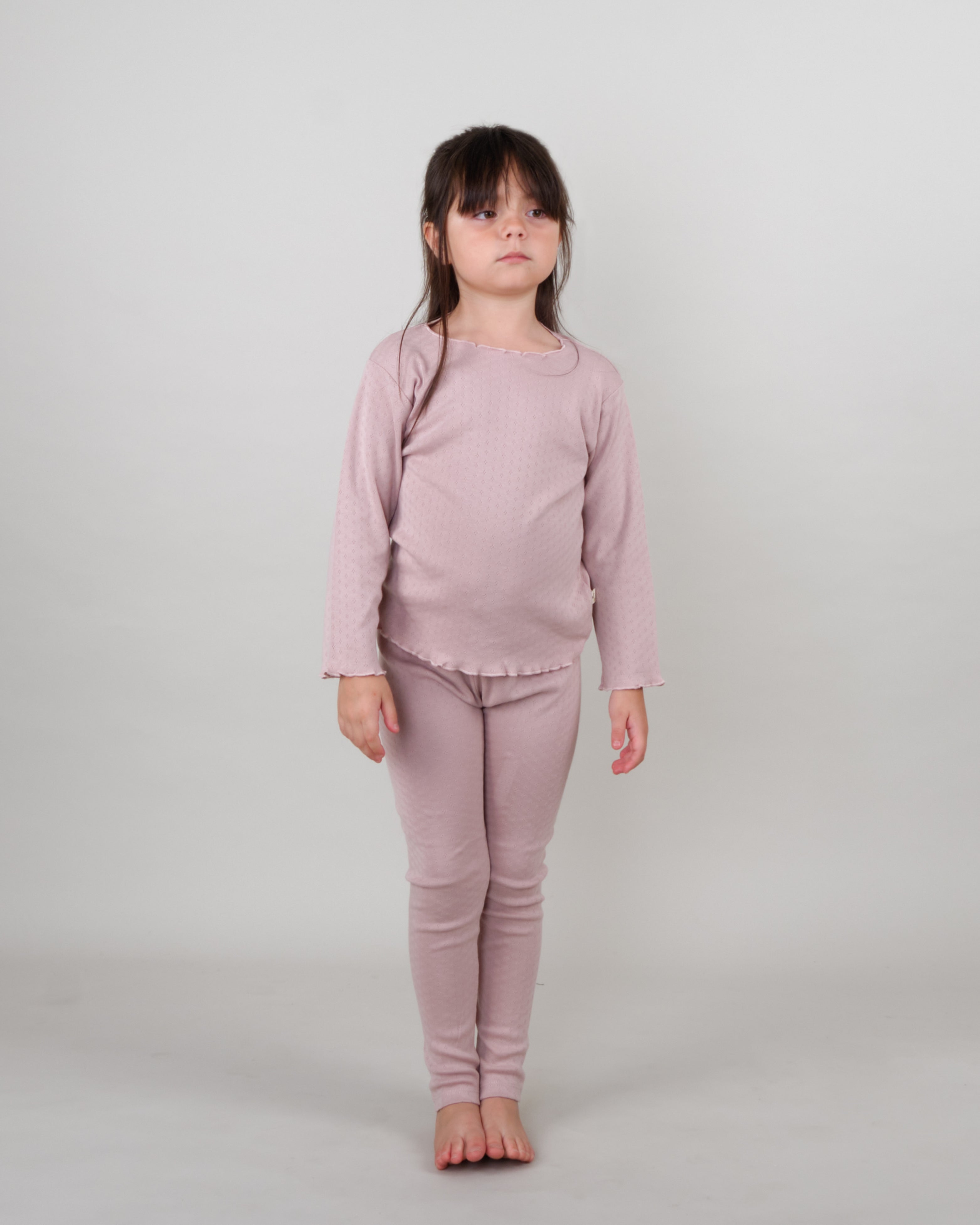 Long Sleeve T-shirt - Pointelle Rosé