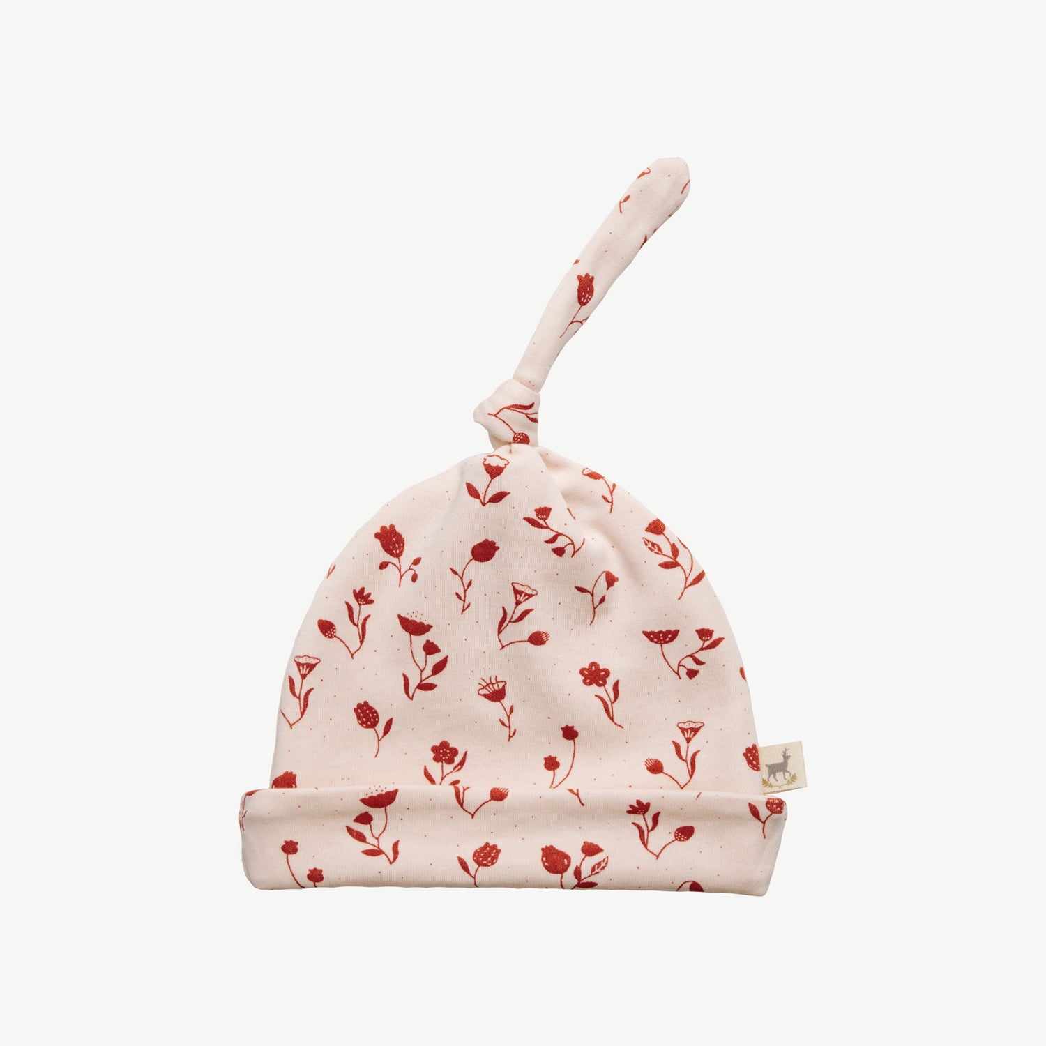 Beanie - Floral Whispers Soft Peach