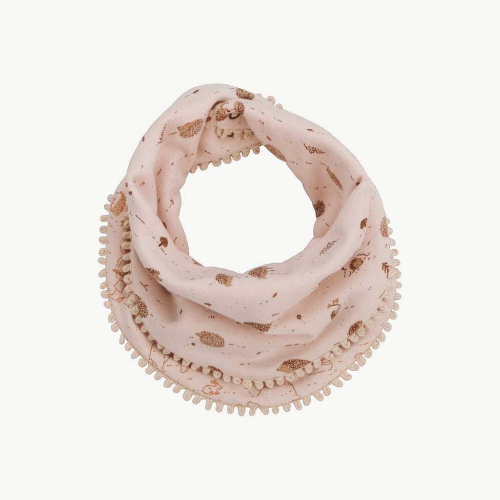 Bandana - Woodland Hedgies Soft Peach