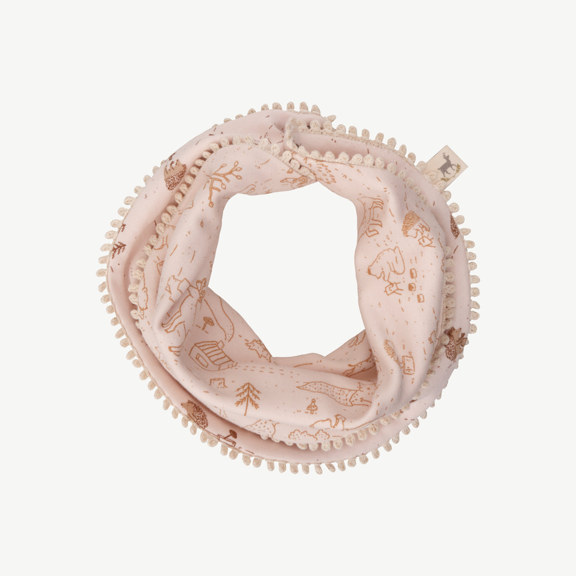 Bandana - Woodland Hedgies Soft Peach