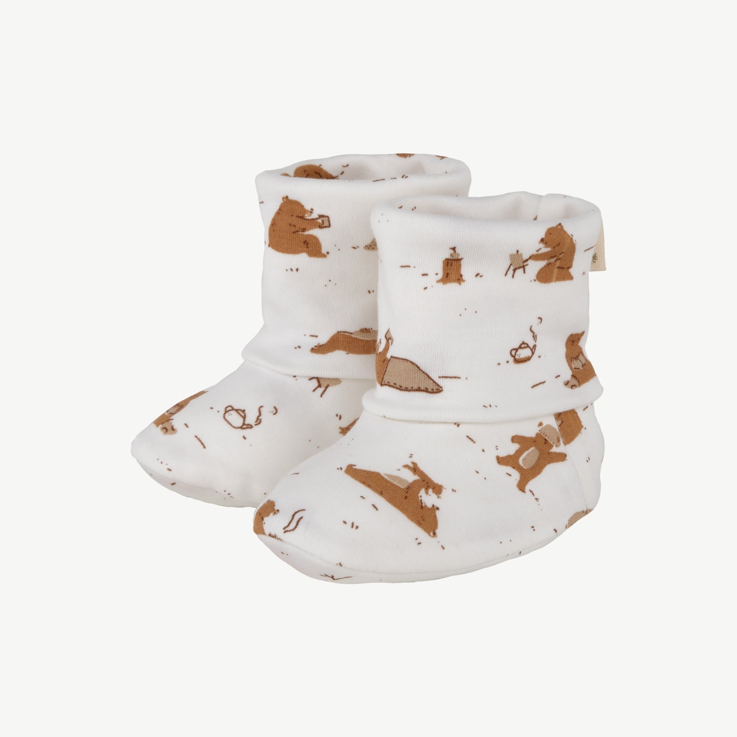 Booties - Cozy Bears Ivory