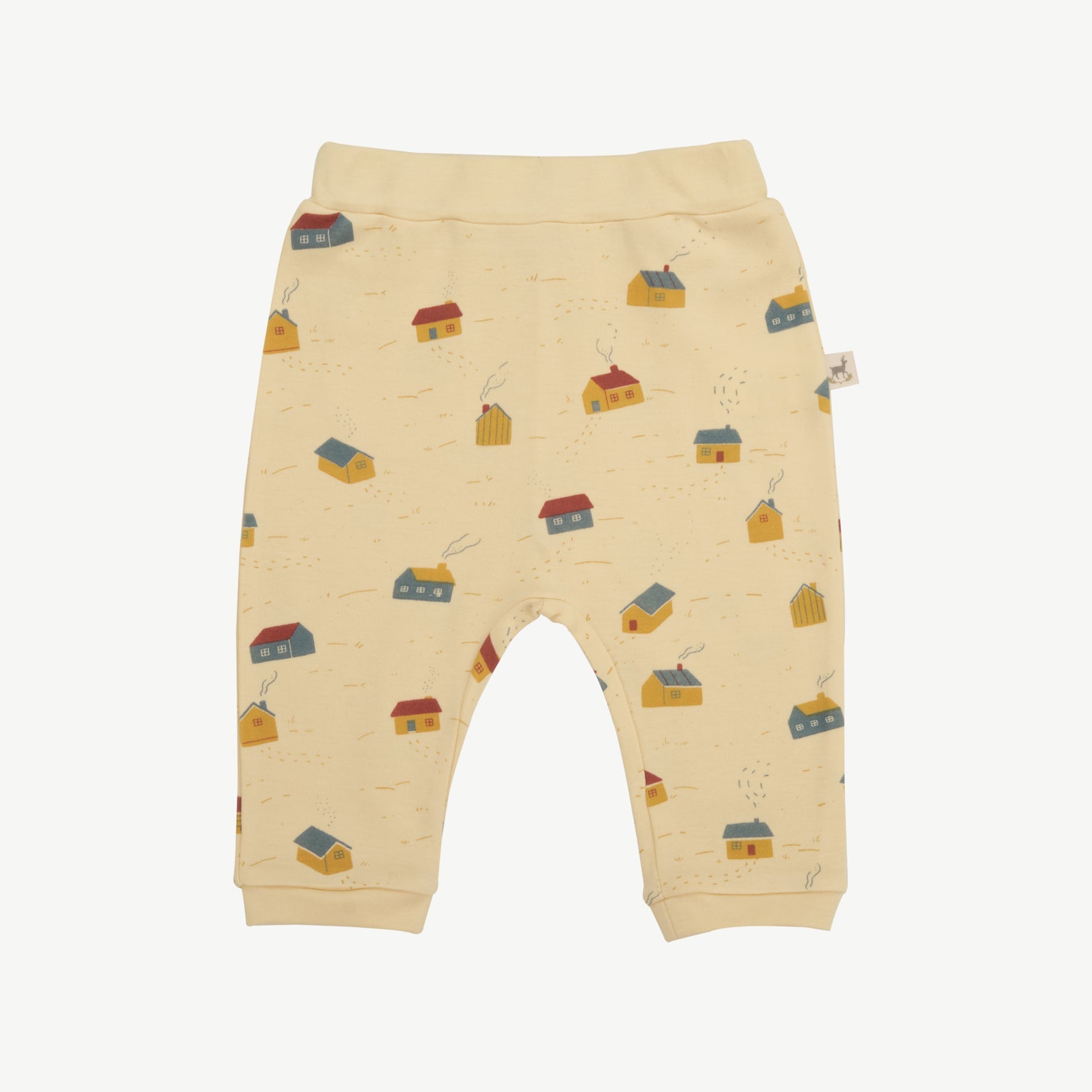 Pants - Tiny Houses Light Lemon