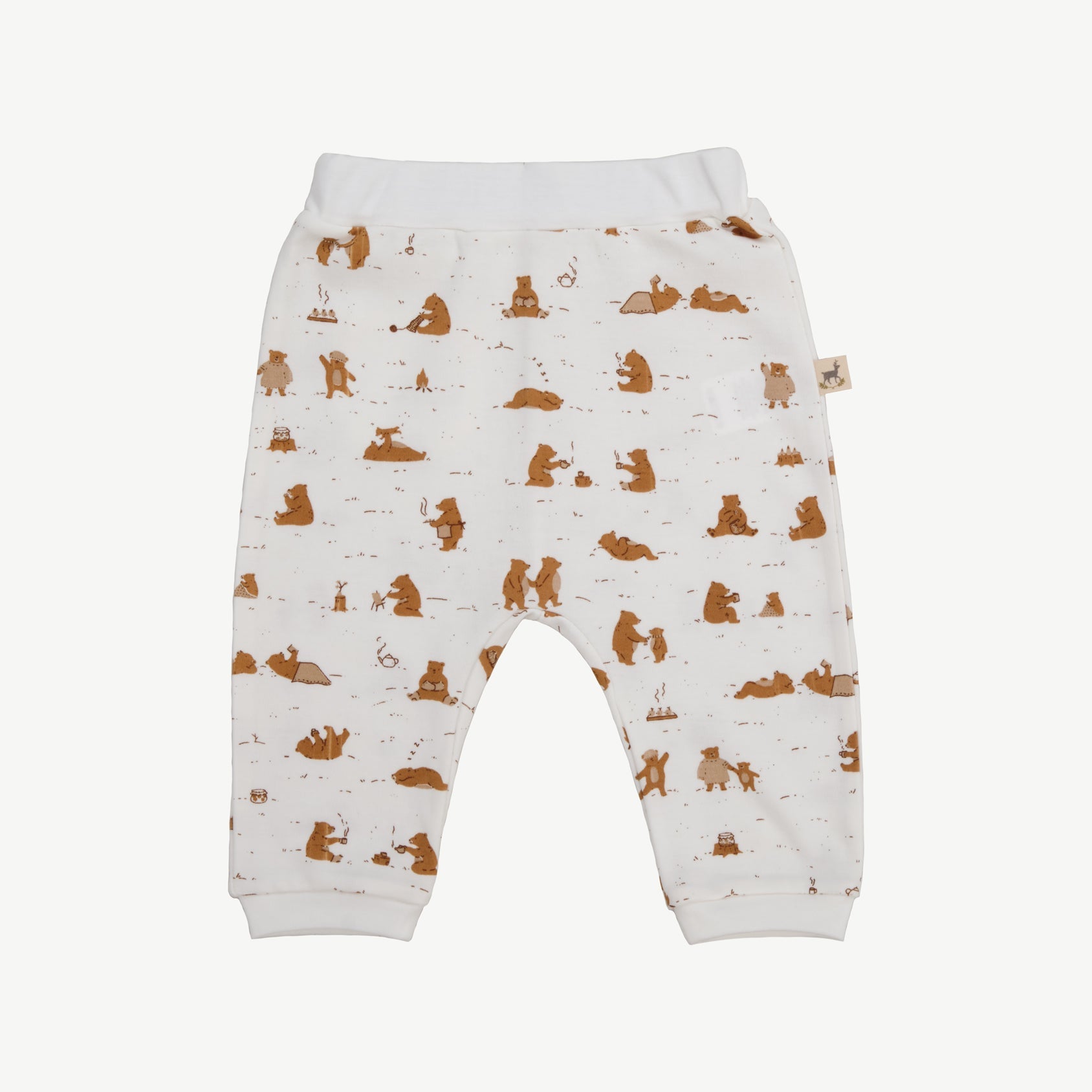 Pants - Cozy Bears Ivory