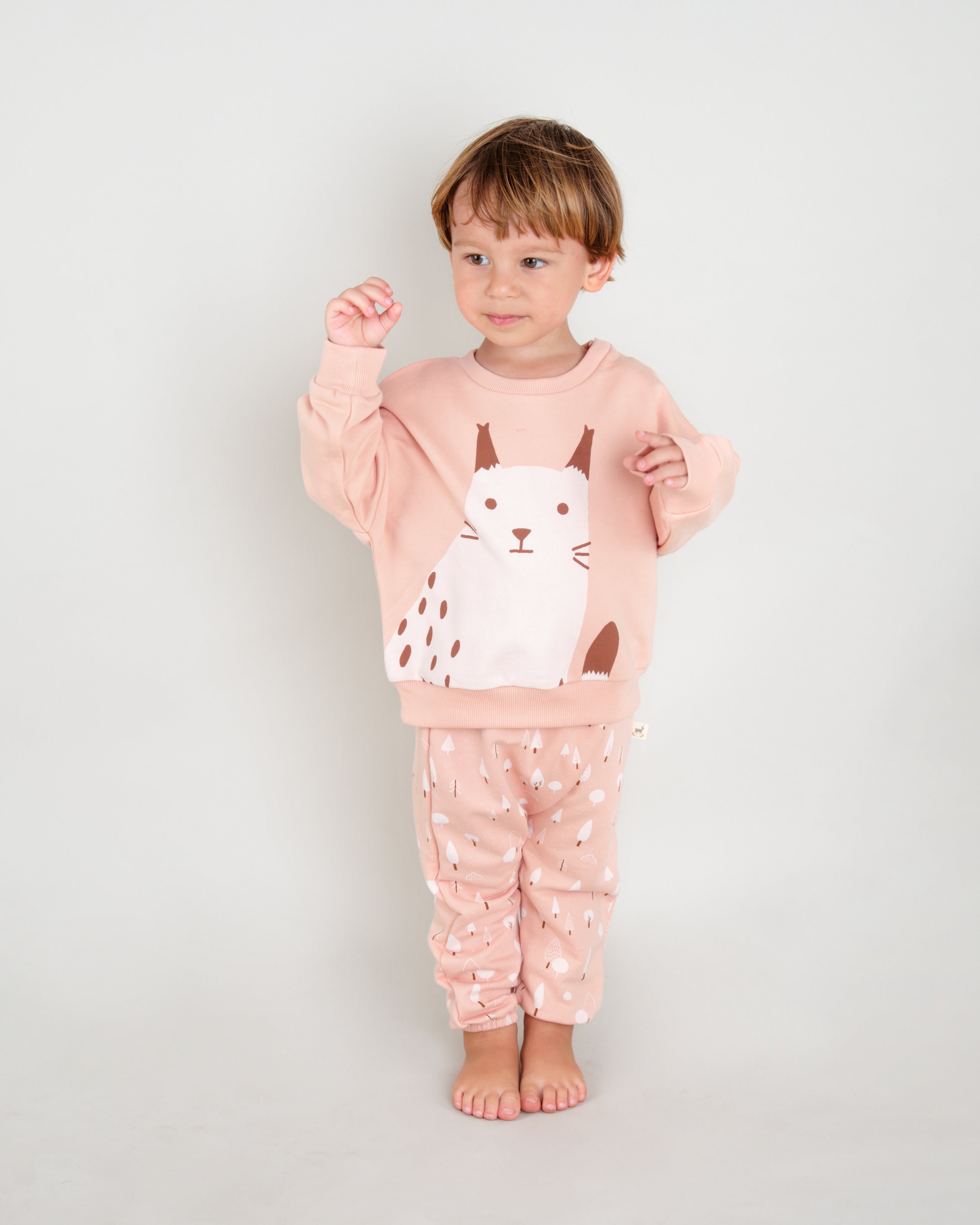Sweatshirt - Wildcat Wonderland Light Coral