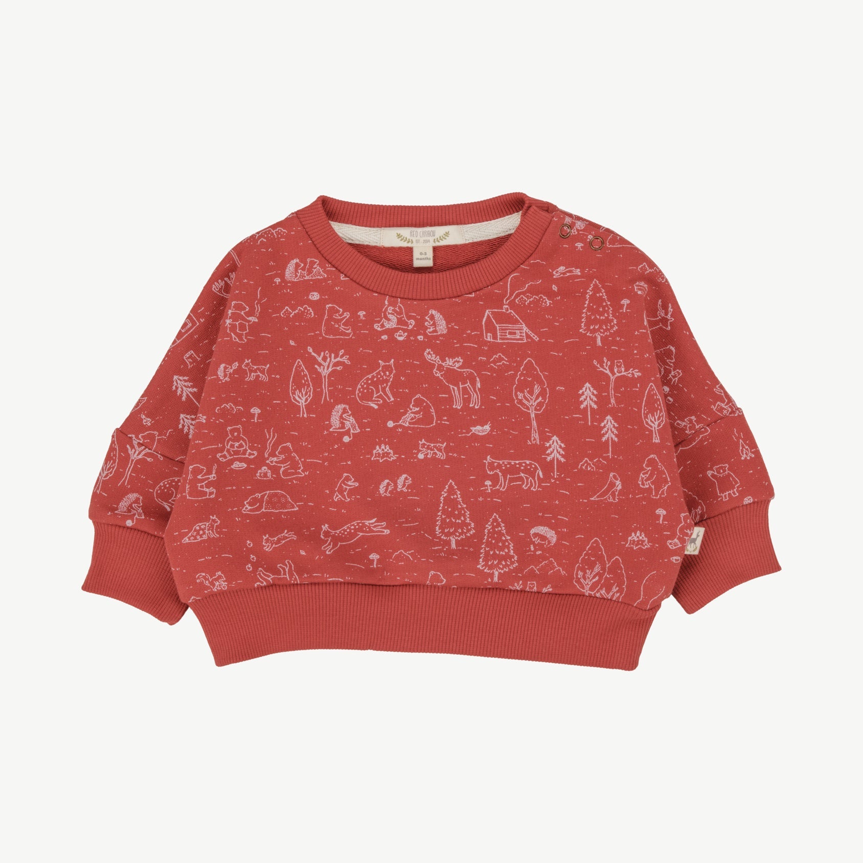 Sweatshirt - The Story Brick Red