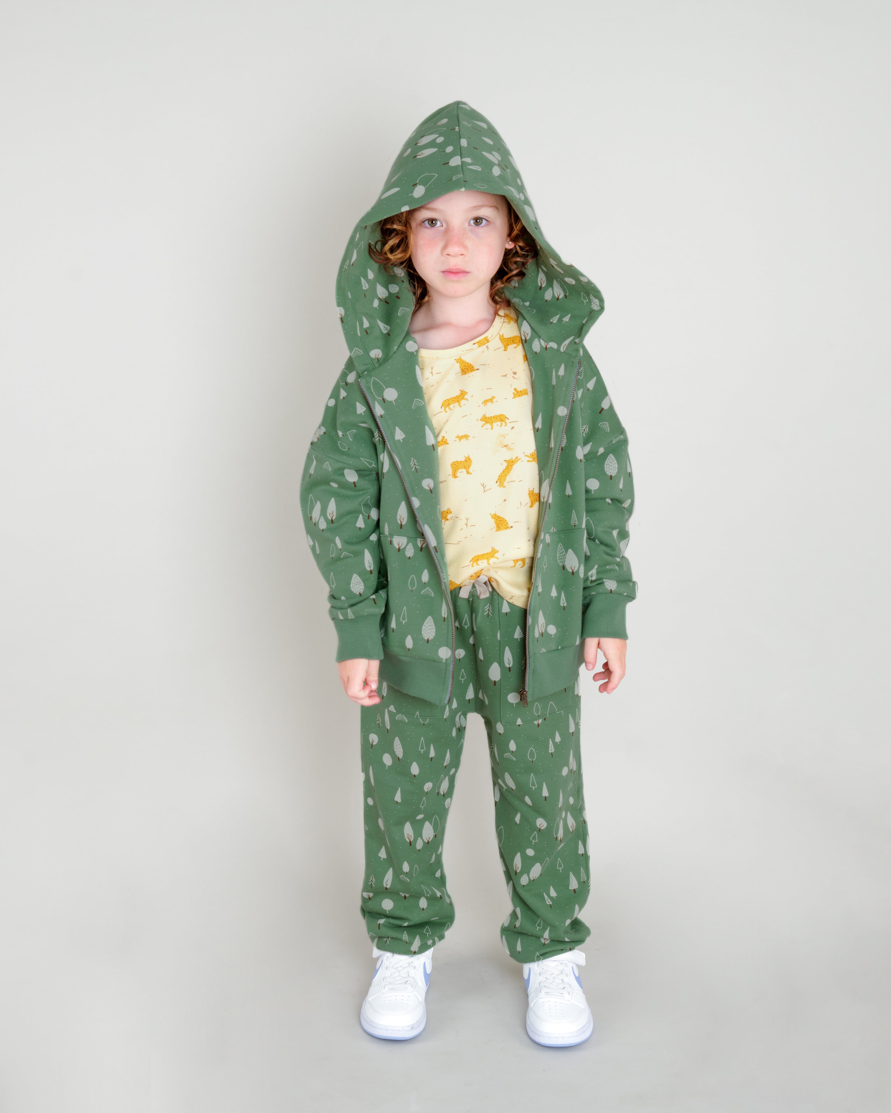 Hoodie - Wintergreen Forest Green