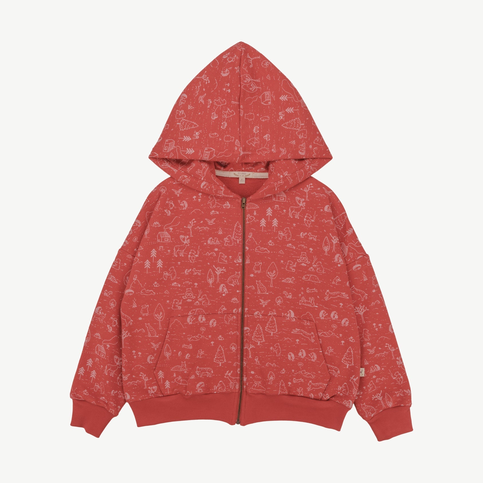 Hoodie - The Story Brick Red