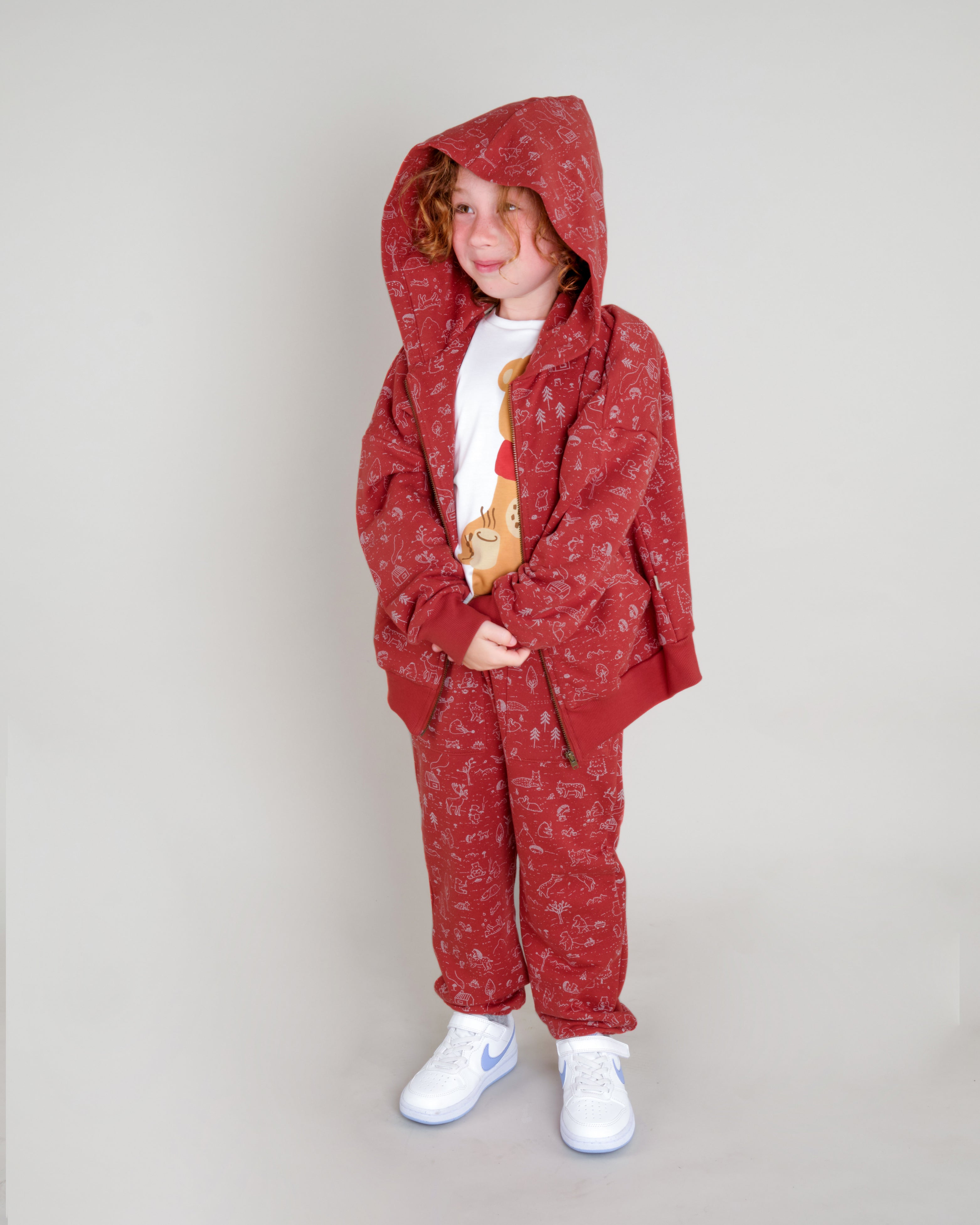 Hoodie - The Story Brick Red
