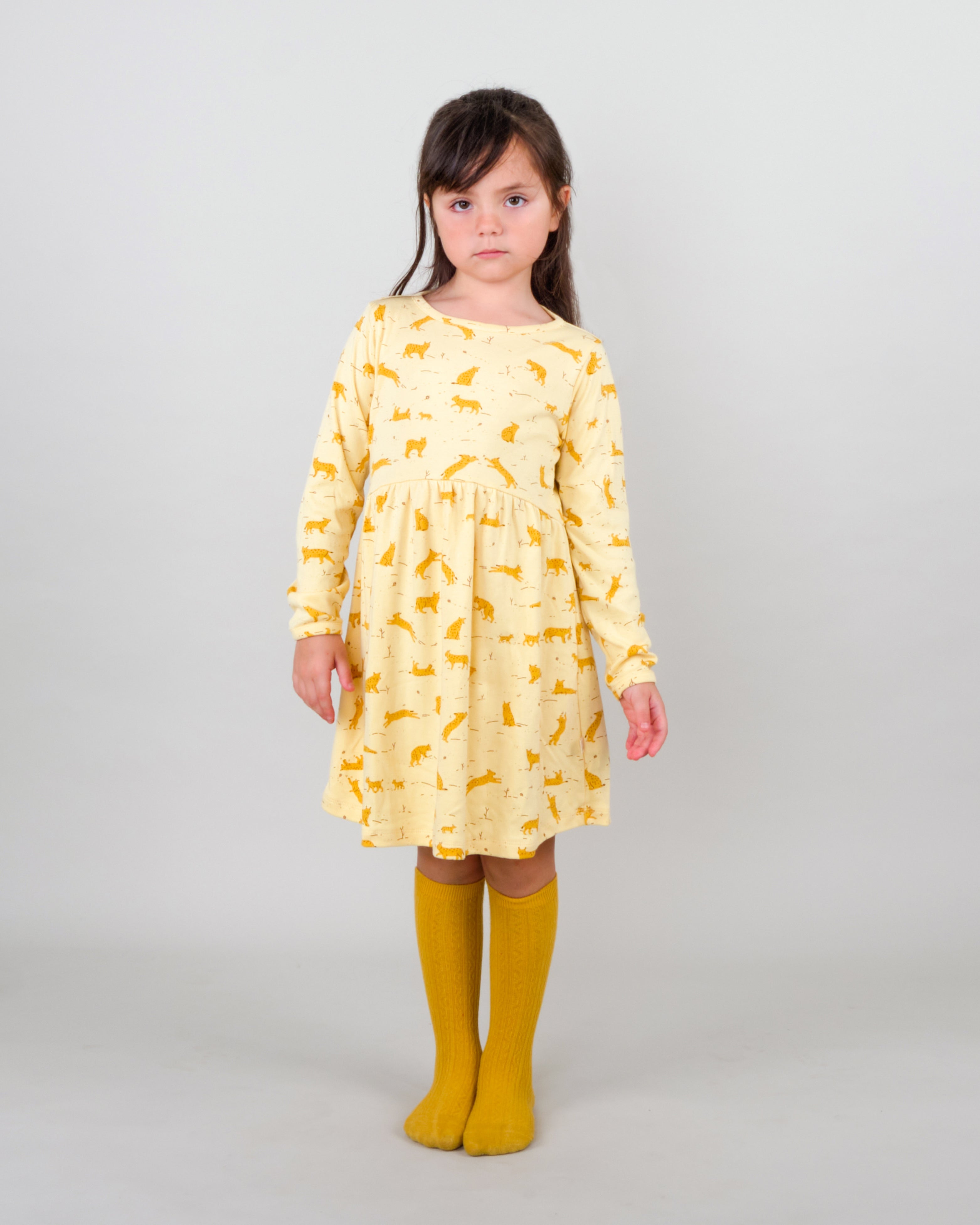 Dress - Wildcat Wonderland Light Lemon