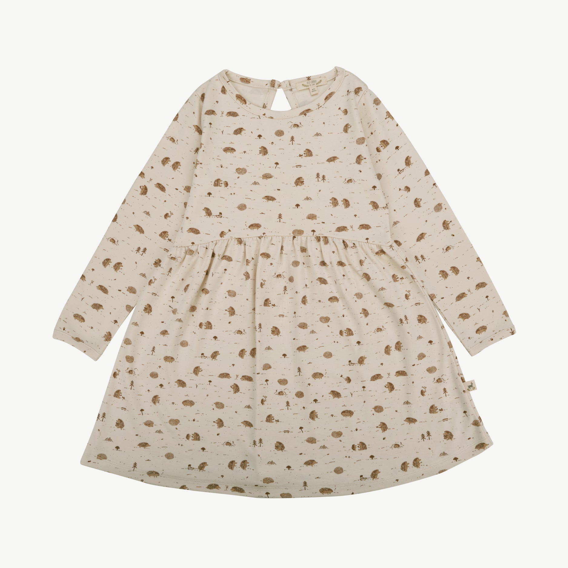 Dress - Woodland Hedgies Light Beige