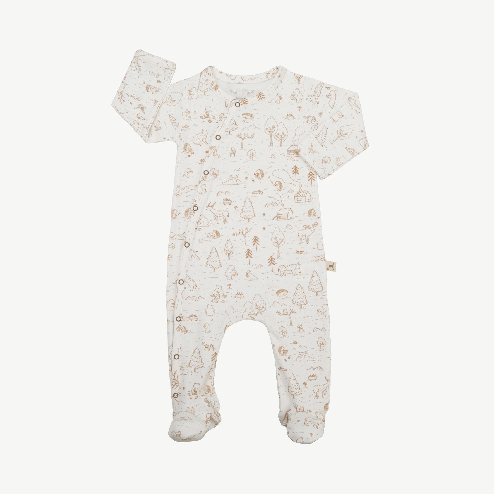 Footed Jumpsuit - The Story Ivory