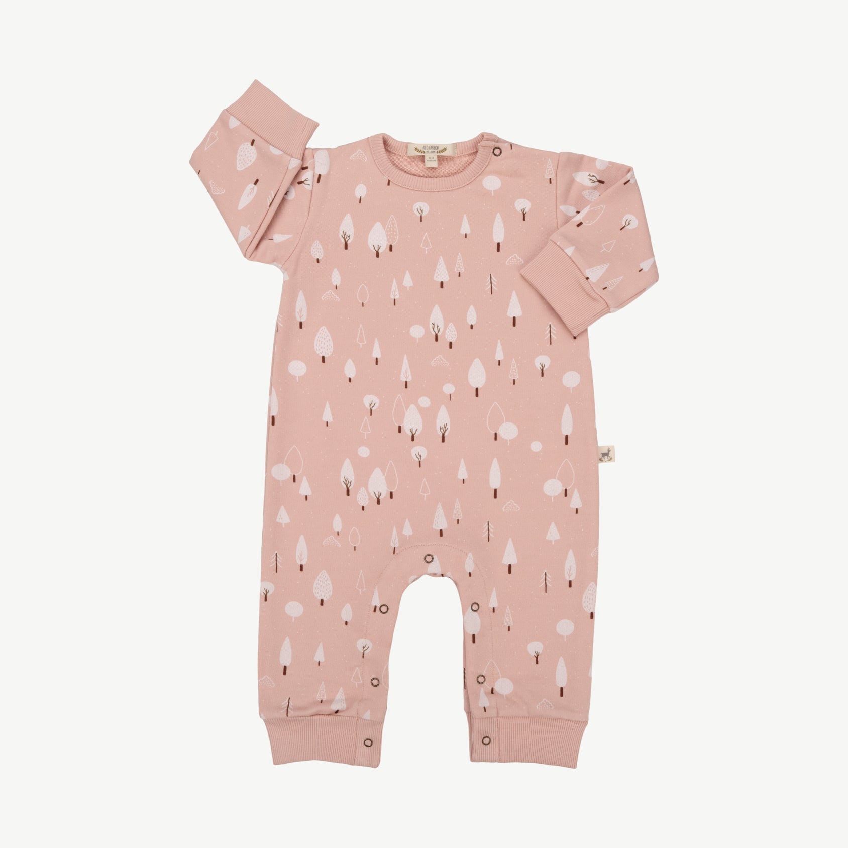 Terry Jumpsuit - Wintergreen Light Coral