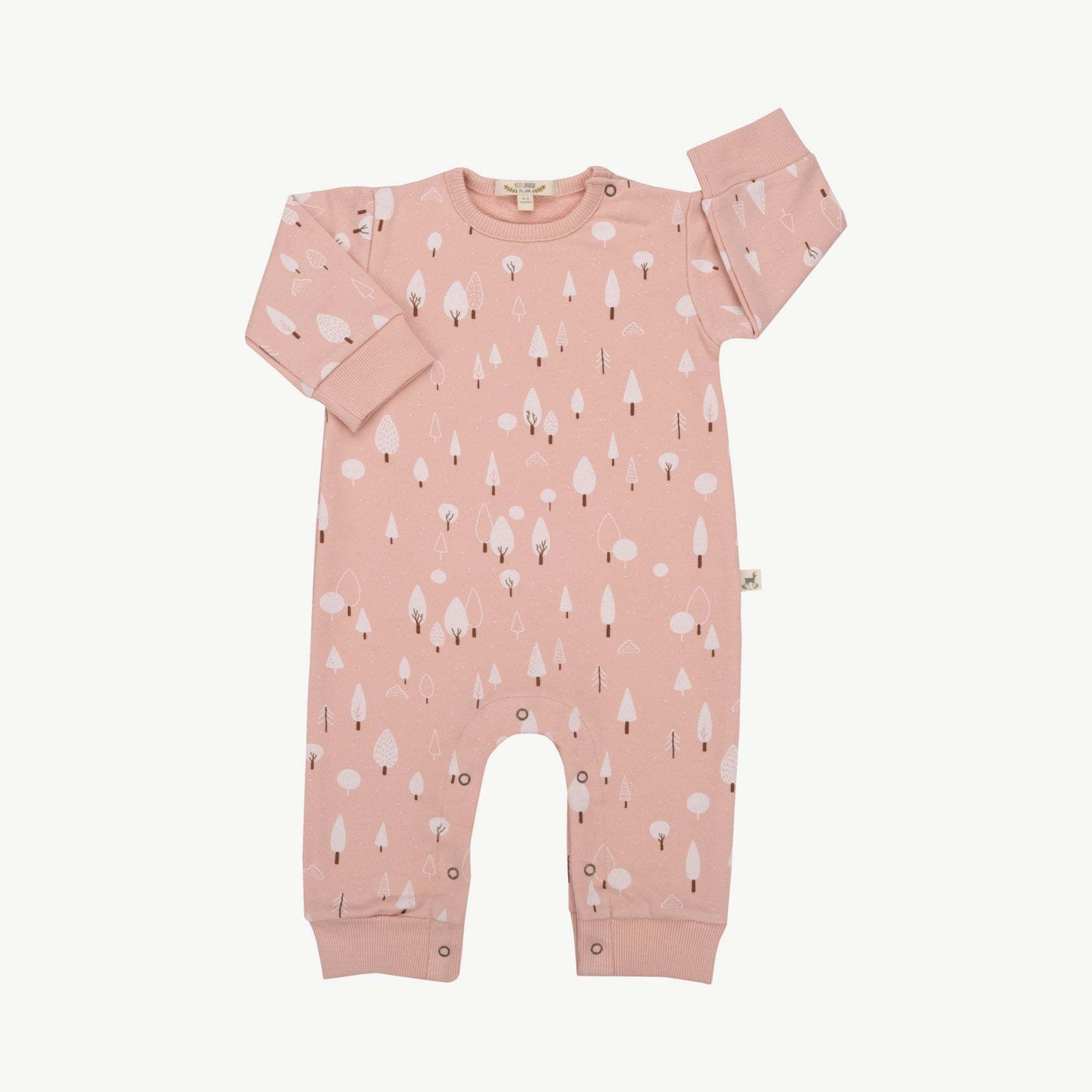 Terry Jumpsuit - Wintergreen Light Coral