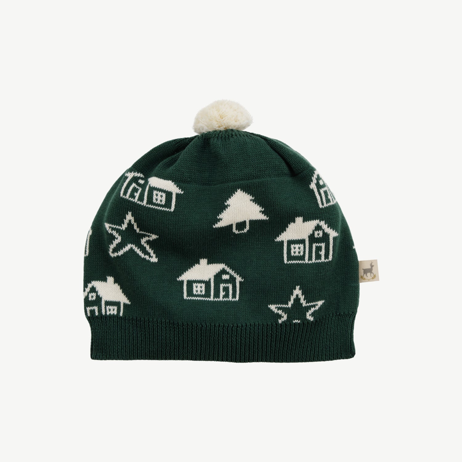 Knit Beanie - Starlit Forest Dark Green