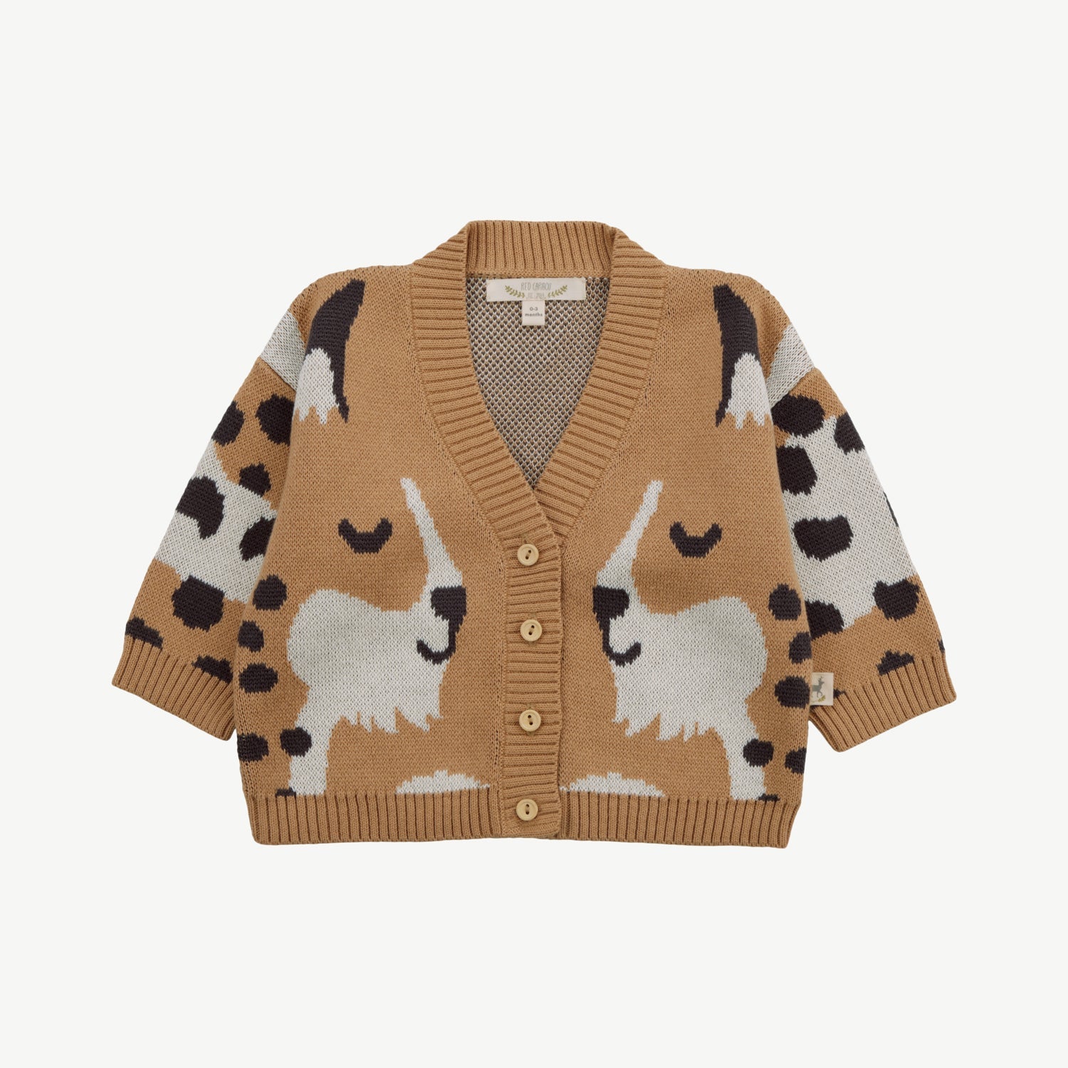 Knit Cardigan - Wildcat Wonderland Beige