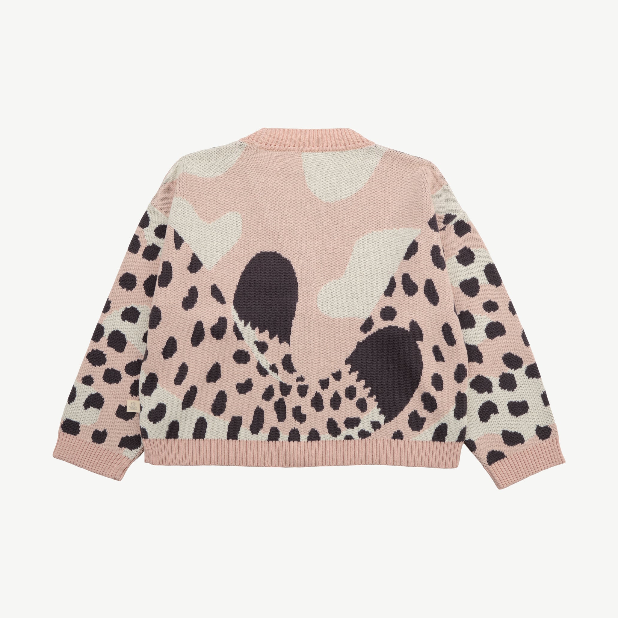 Knit Cardigan - Wildcat Wonderland Light Pink