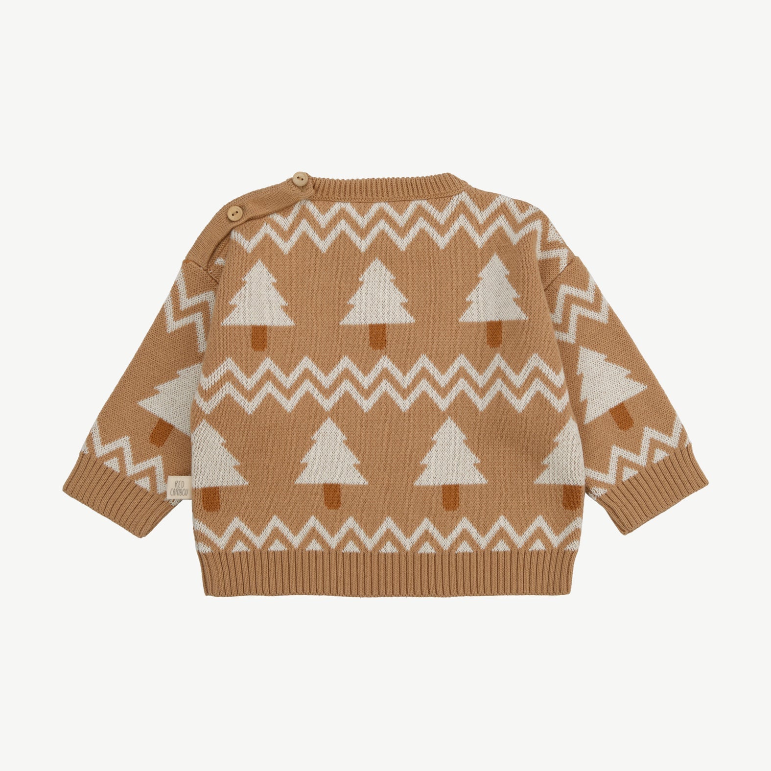 Knit Sweater - Cozy Bears Copper
