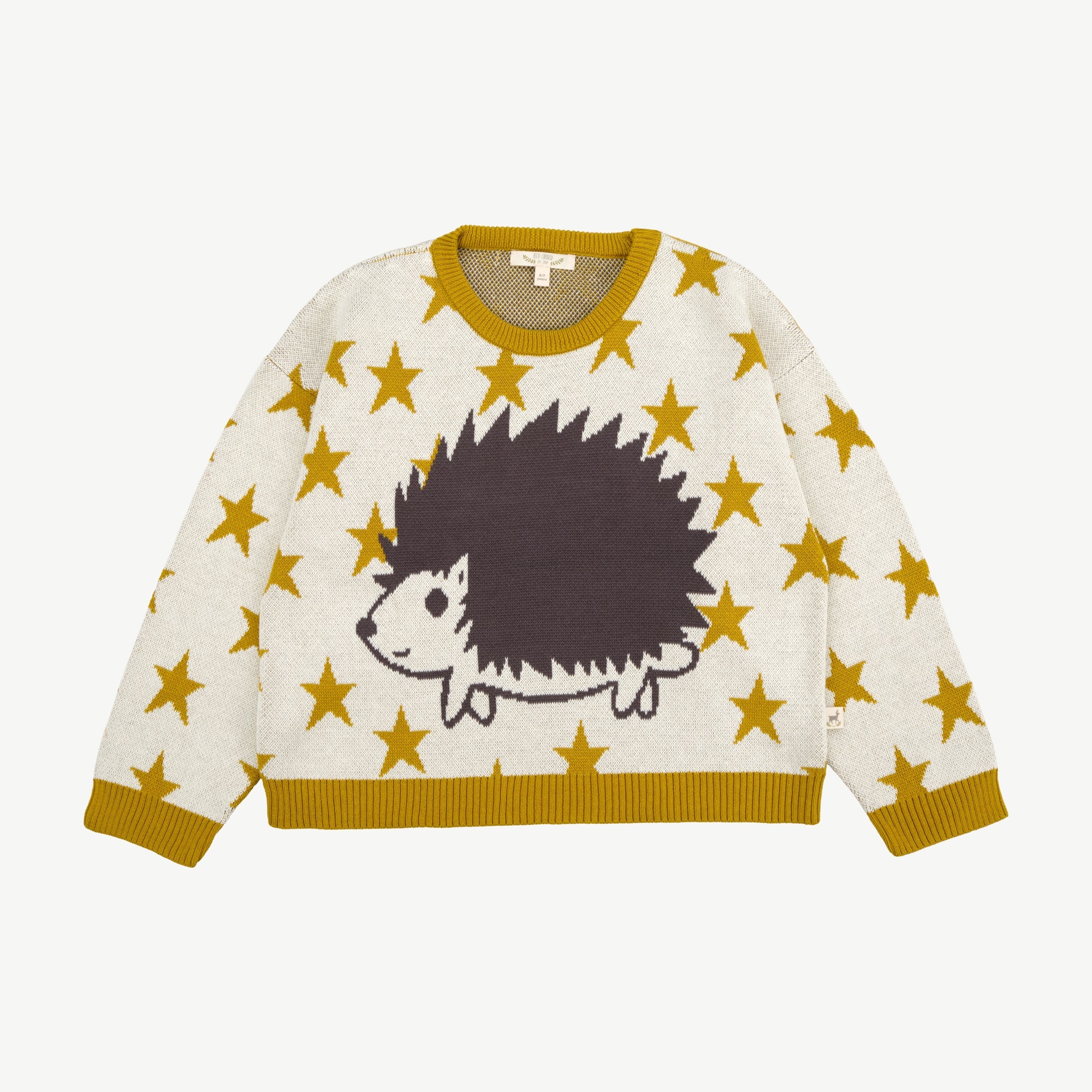 Knit Sweater - Woodland Hedgies Ivory