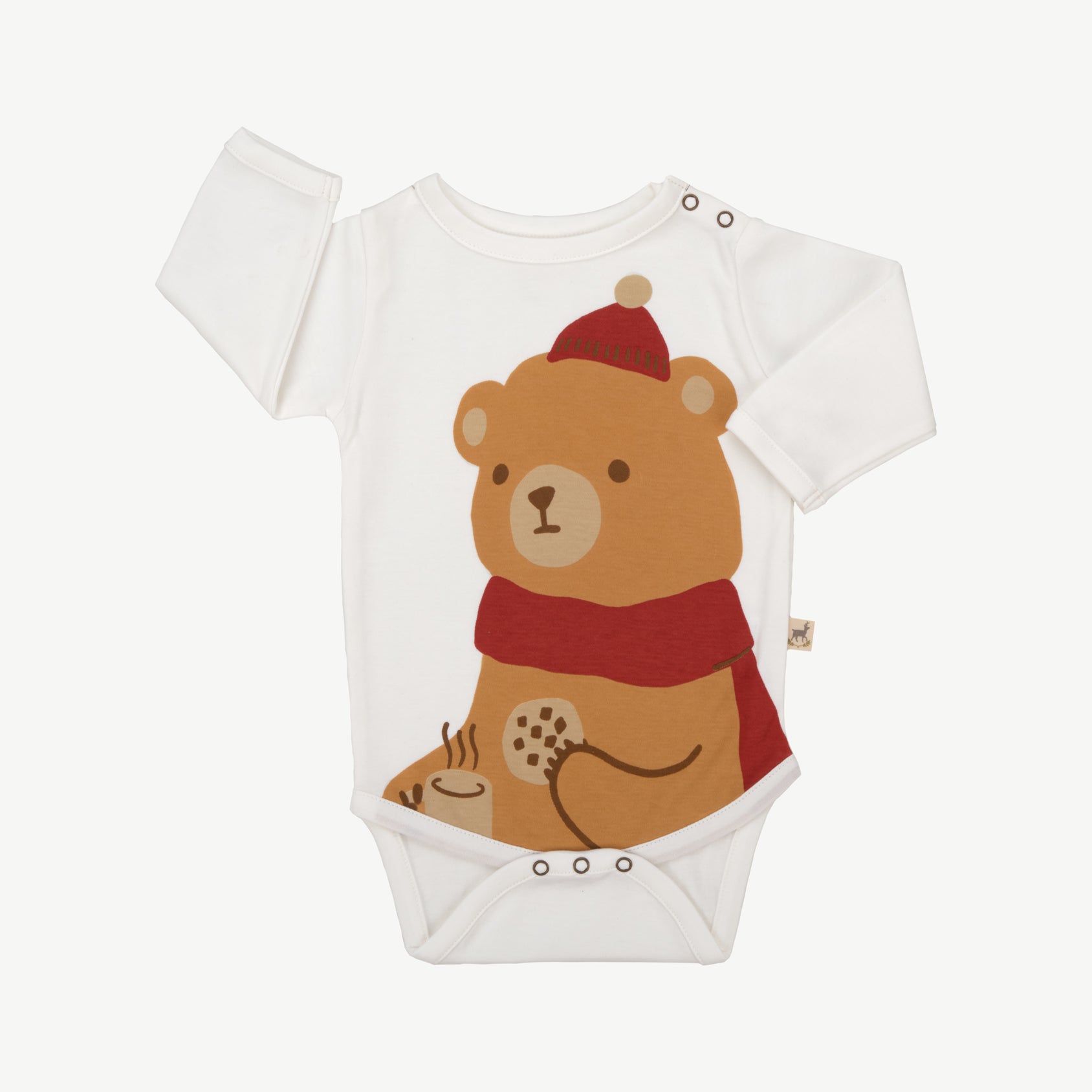 Onesie - Cozy Bears Focal Ivory