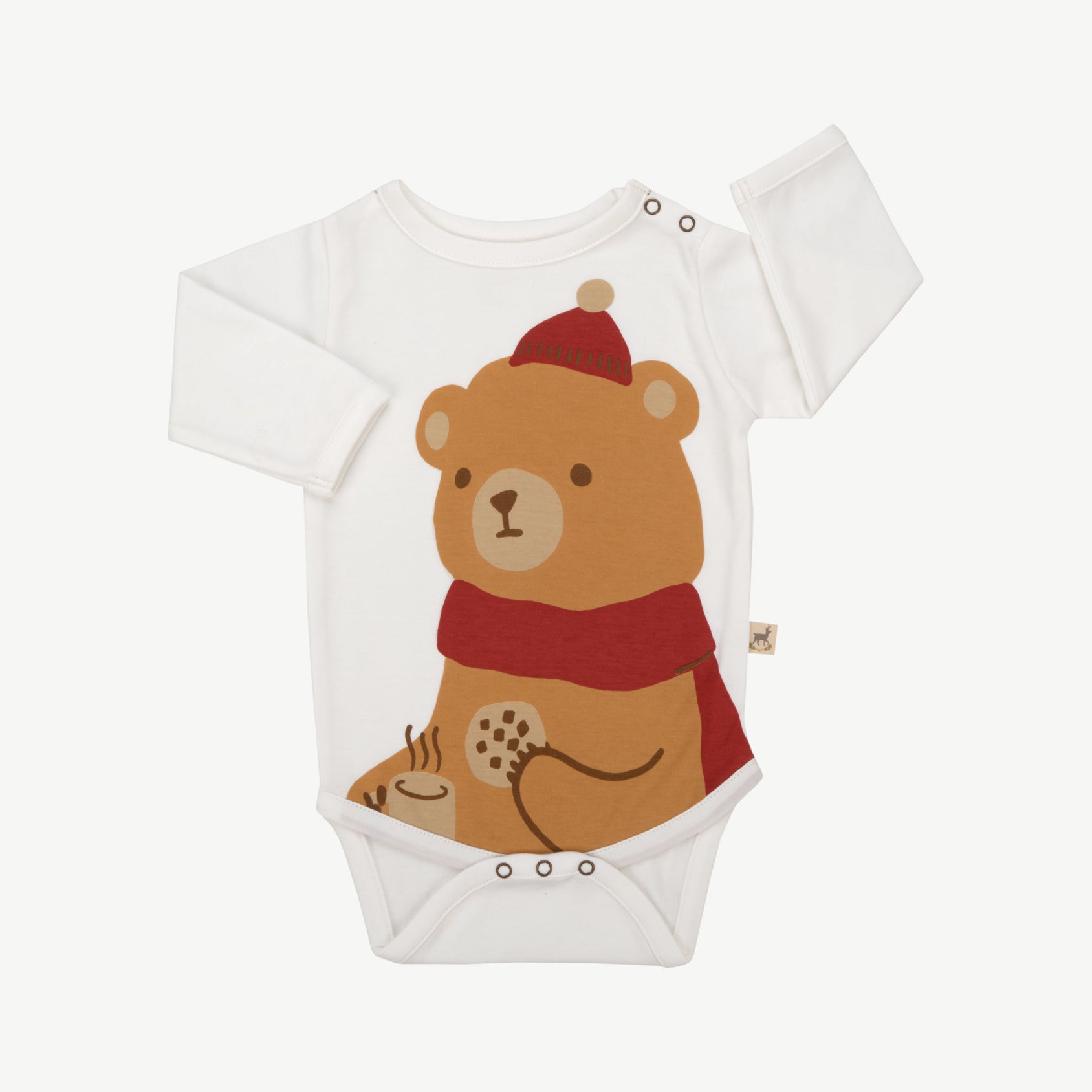 Onesie - Cozy Bears Focal Ivory