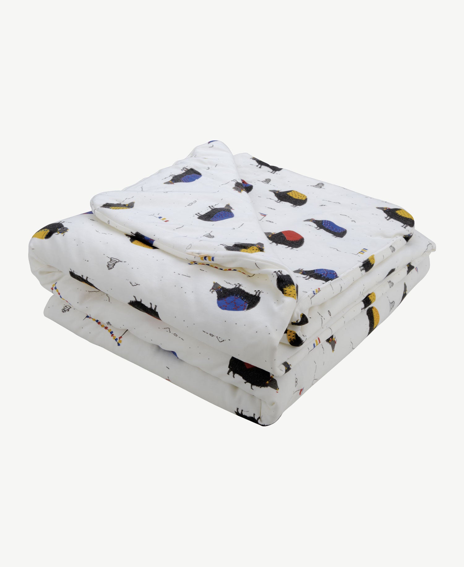 Padded Blanket -Yak's Journey - Ivory