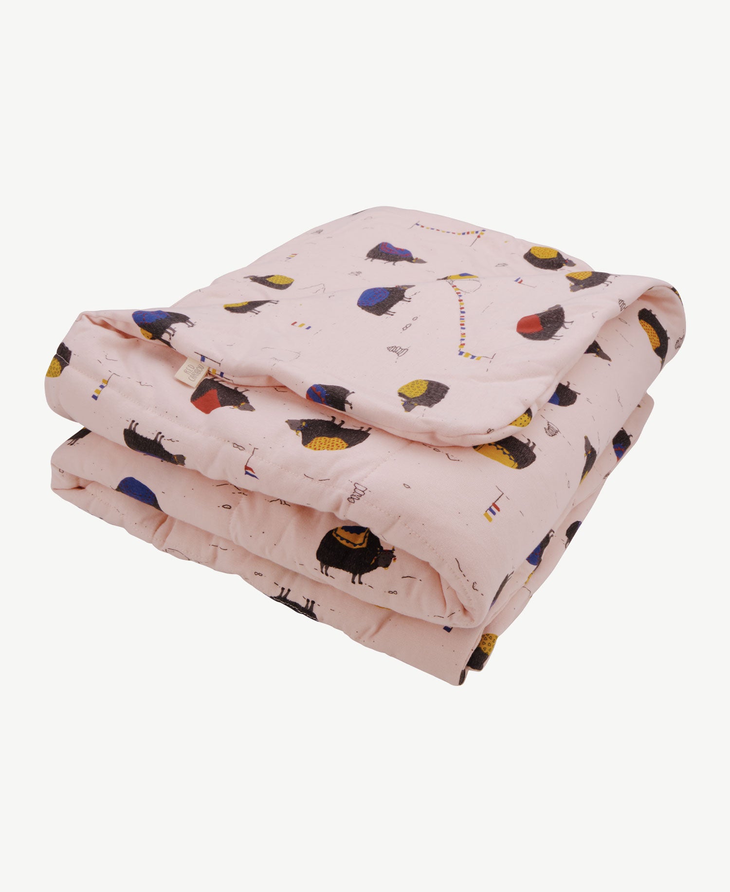 Padded Blanket -Yak's Journey - Peach Whip