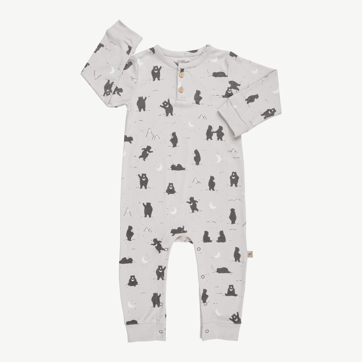 'magic moonbear' lunar rock buttons jumpsuit