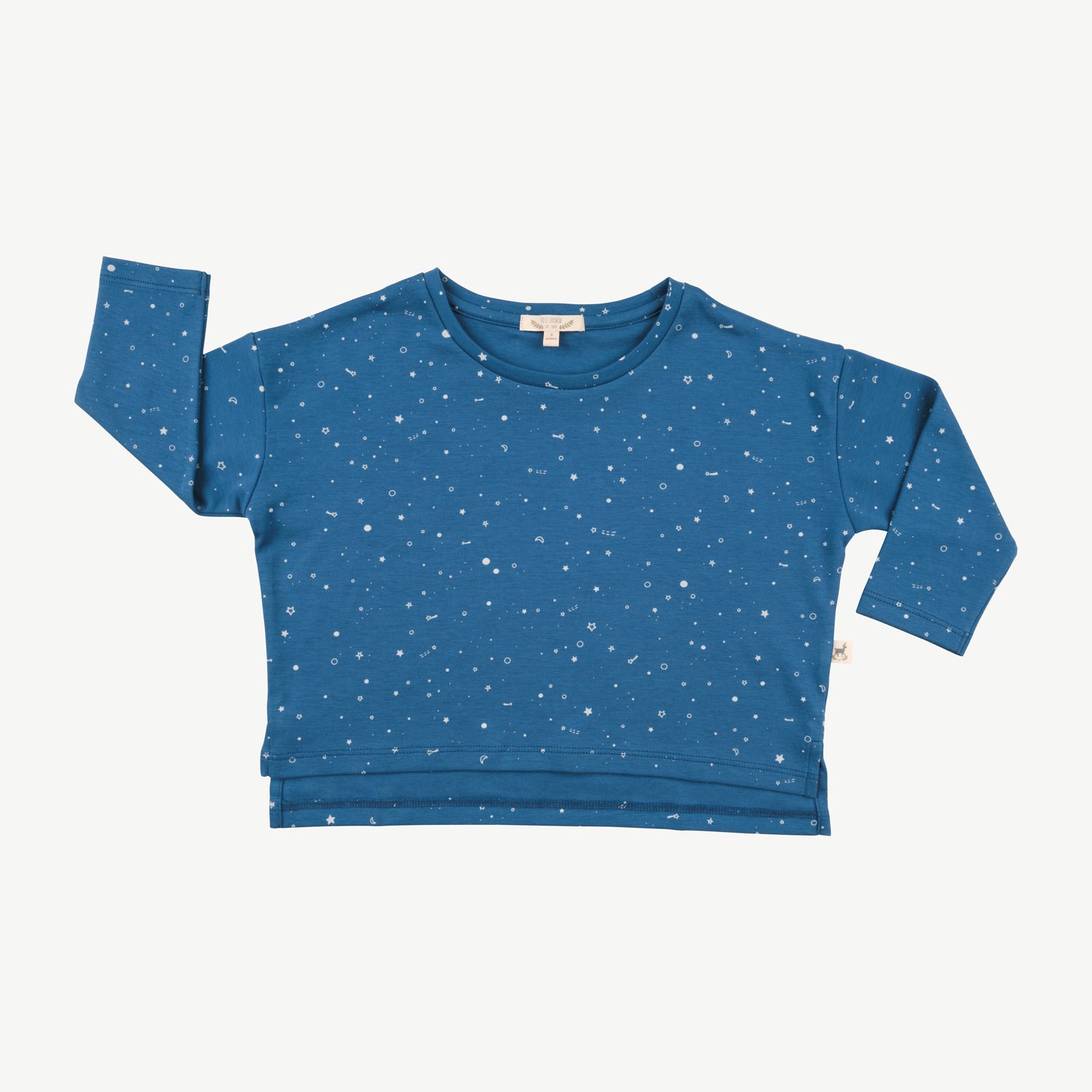 'close to the stars' dark blue oversized t-shirt