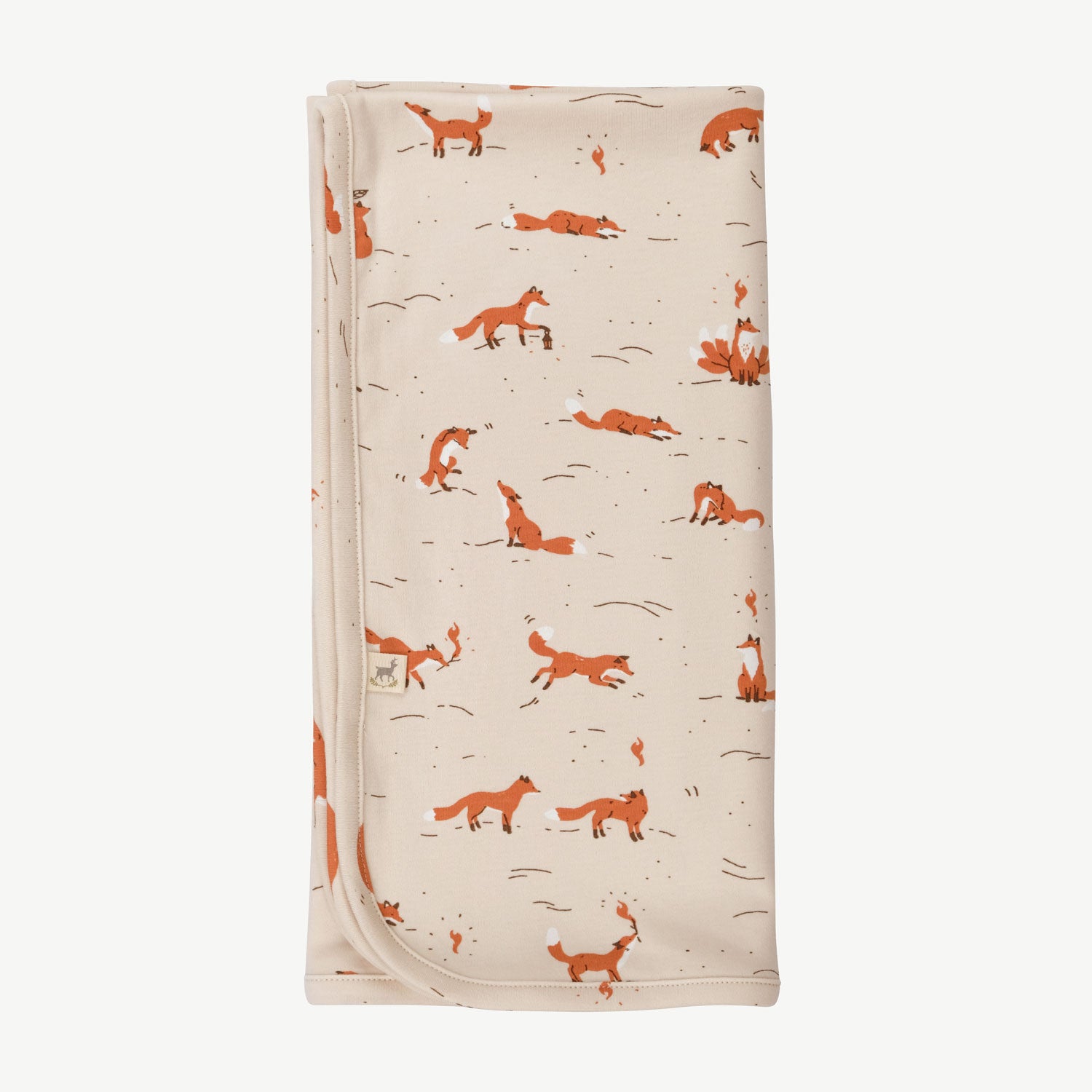 'mountain kitsune (foxes)' sandshell double sided blanket