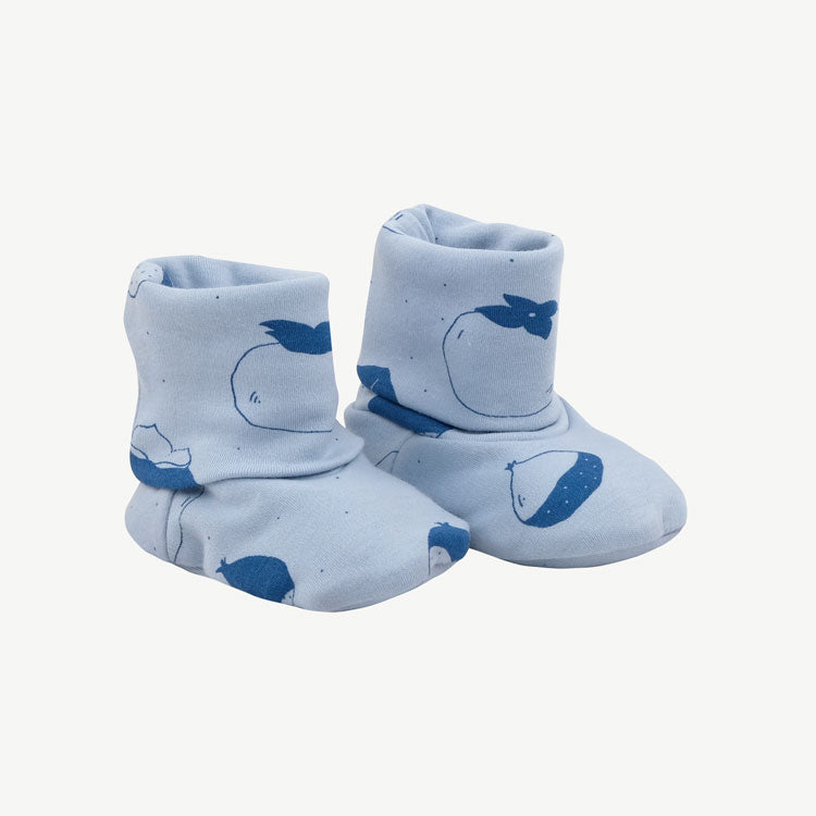 'fruitful patience' celestial blue booties