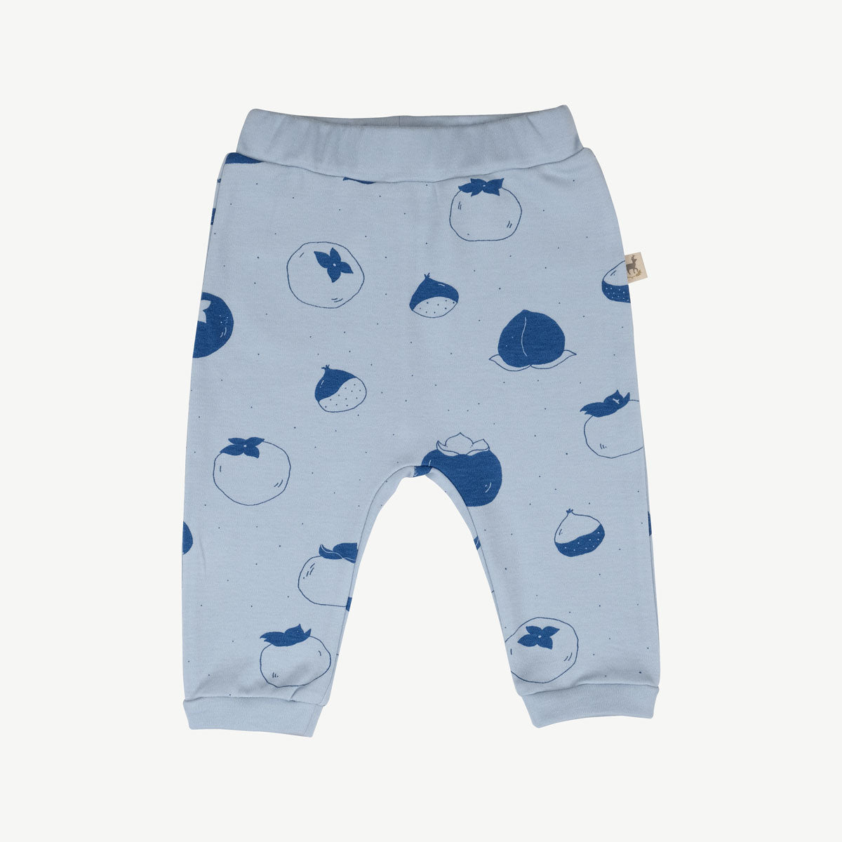 'fruitful patience' celestial blue pants