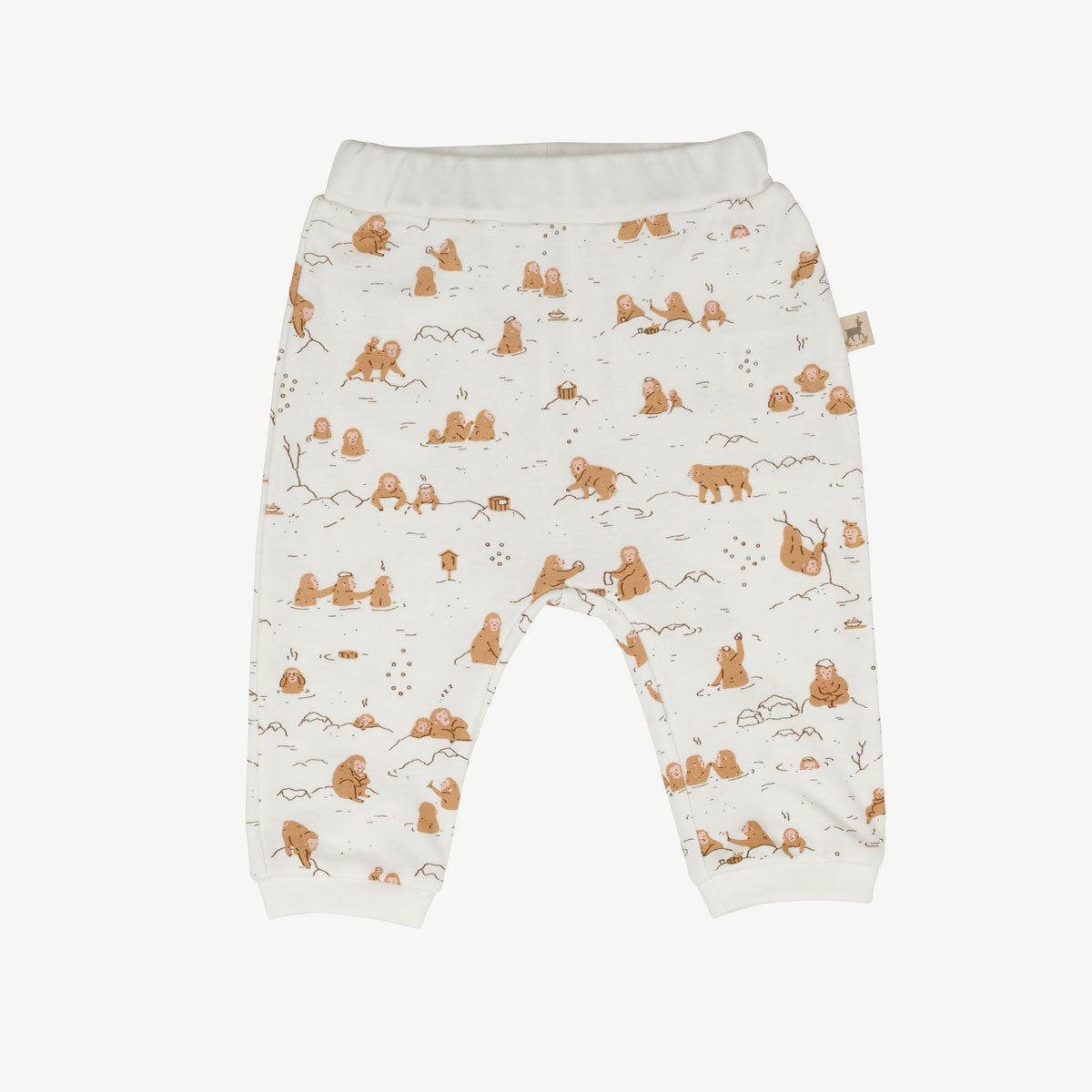 'monkey snow day' ivory pants