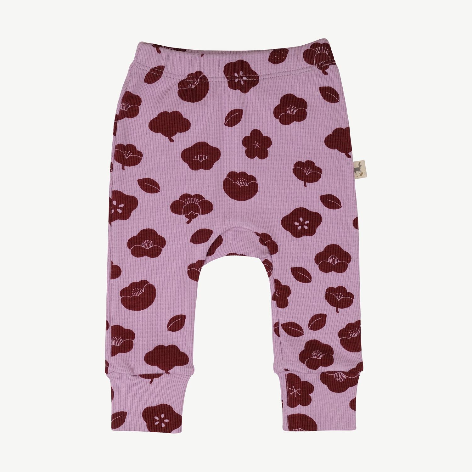 'plums in bloom' lupine rib leggings