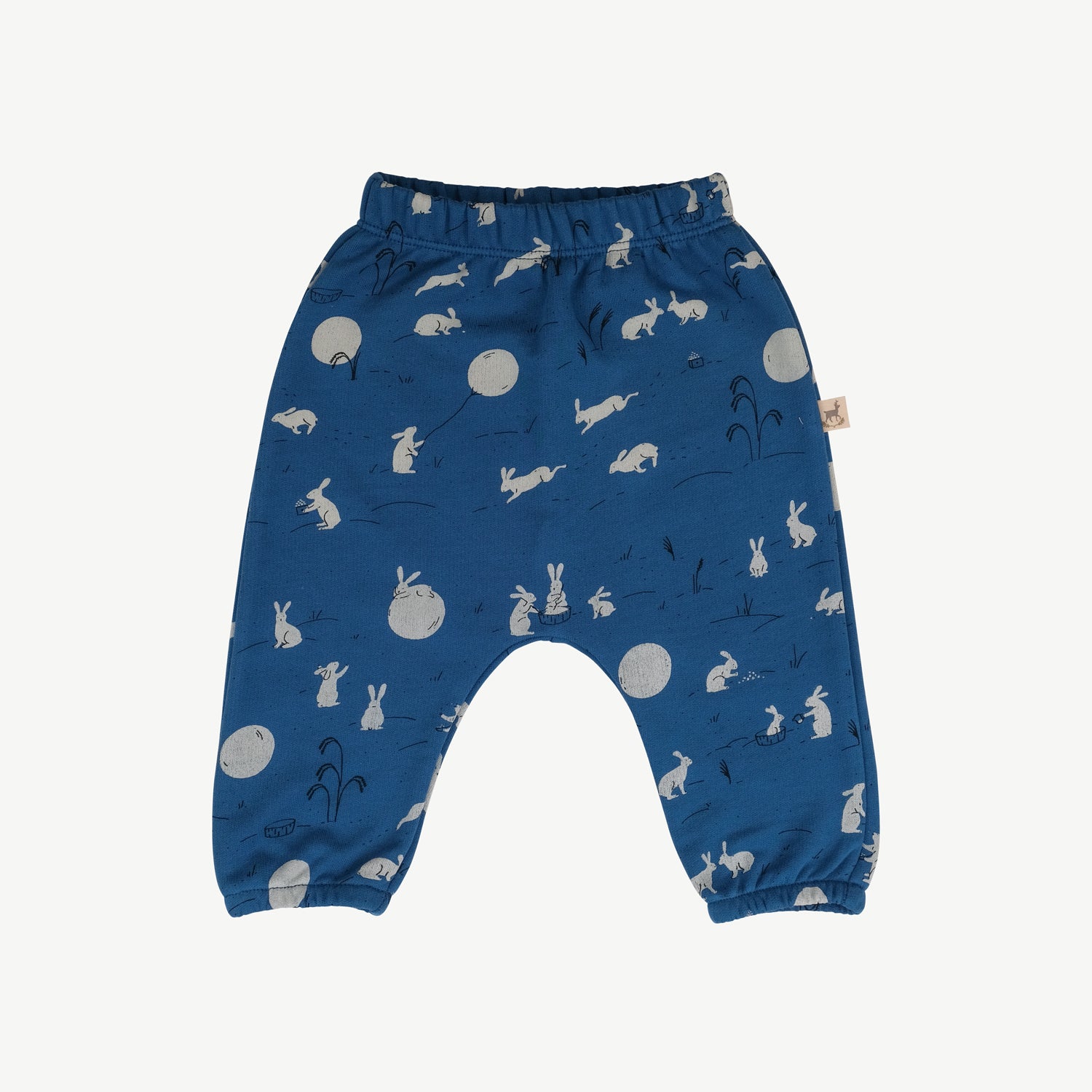 'moonlit usagi' dark blue joggers