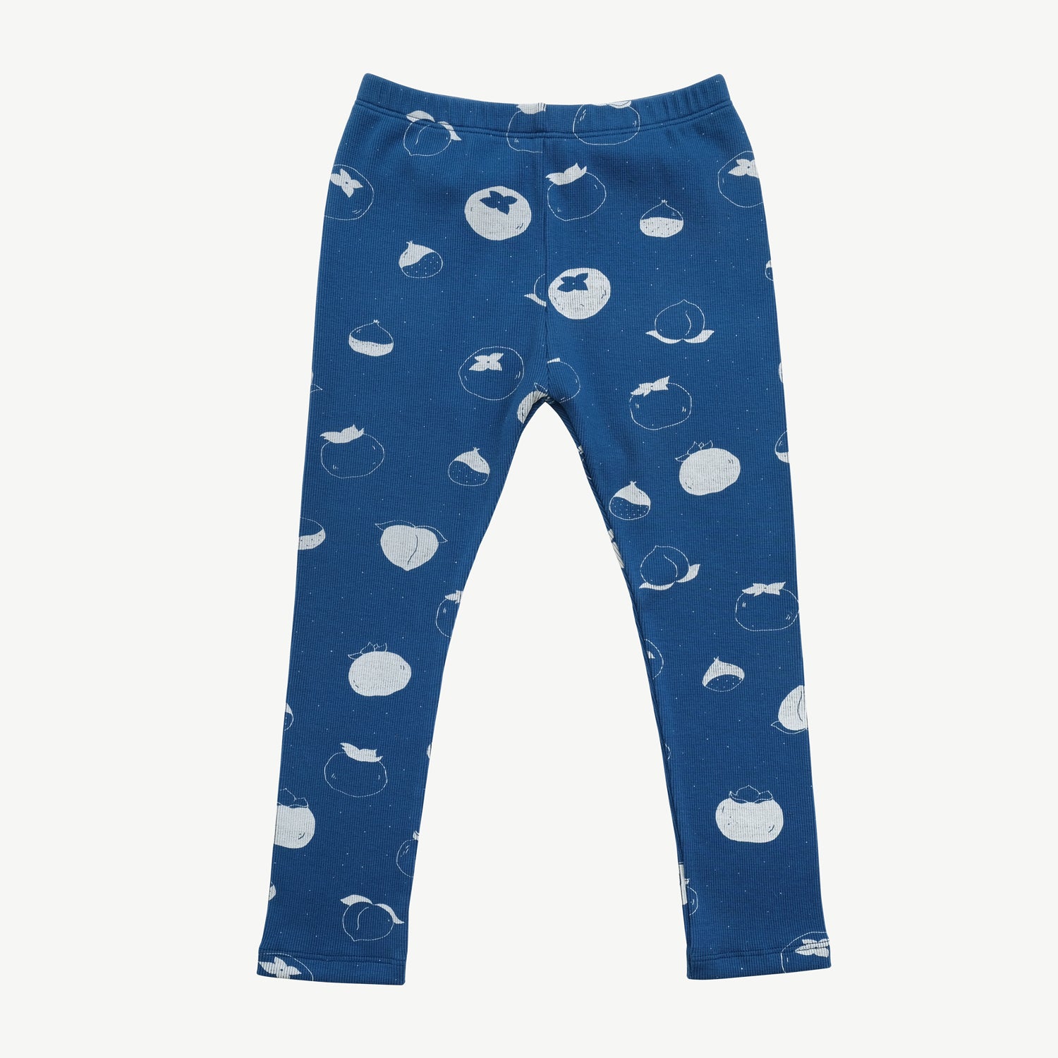 'fruitful patience' dark blue rib leggins