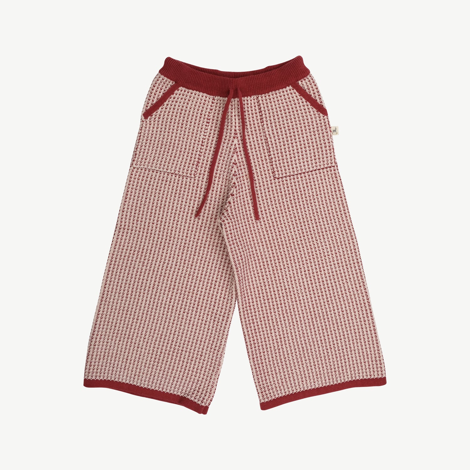 'multi' tibetan red knit pants