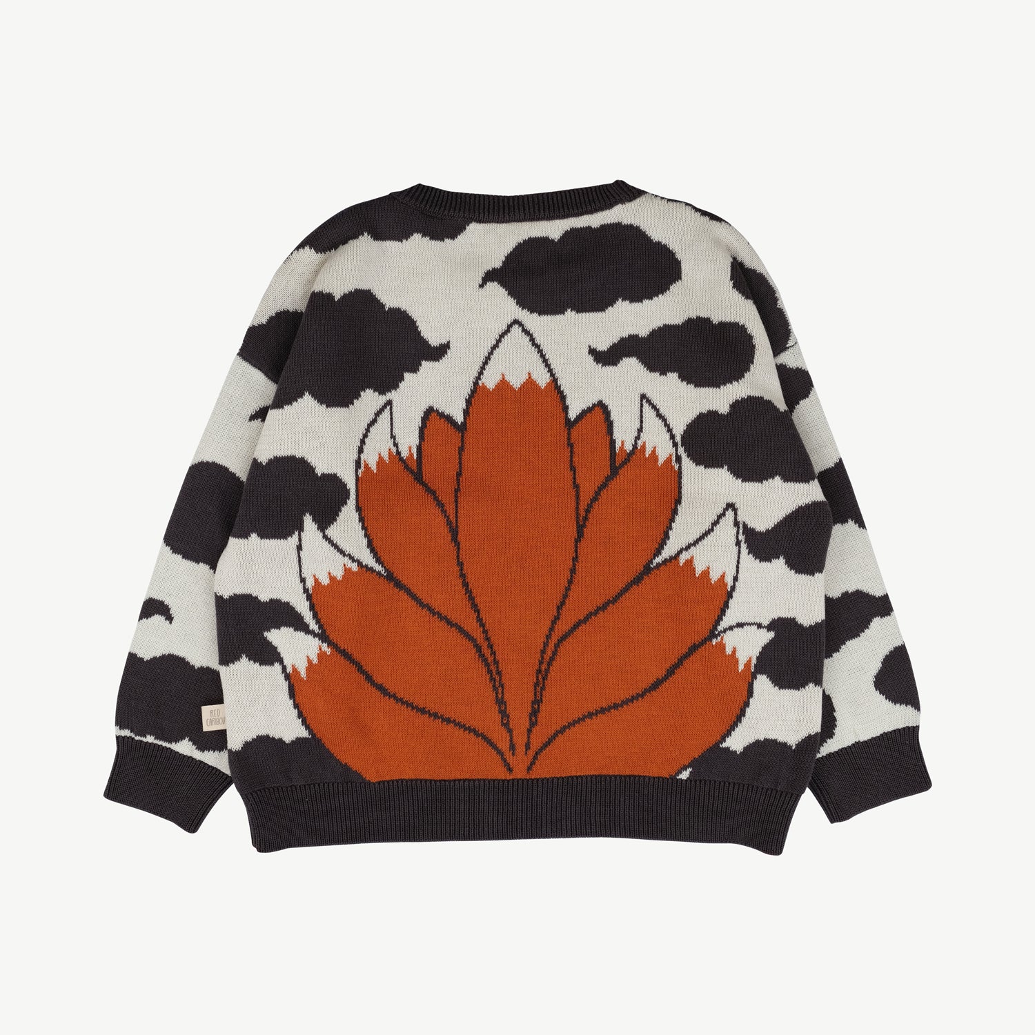 'kitsune (fox)' multi knit sweater