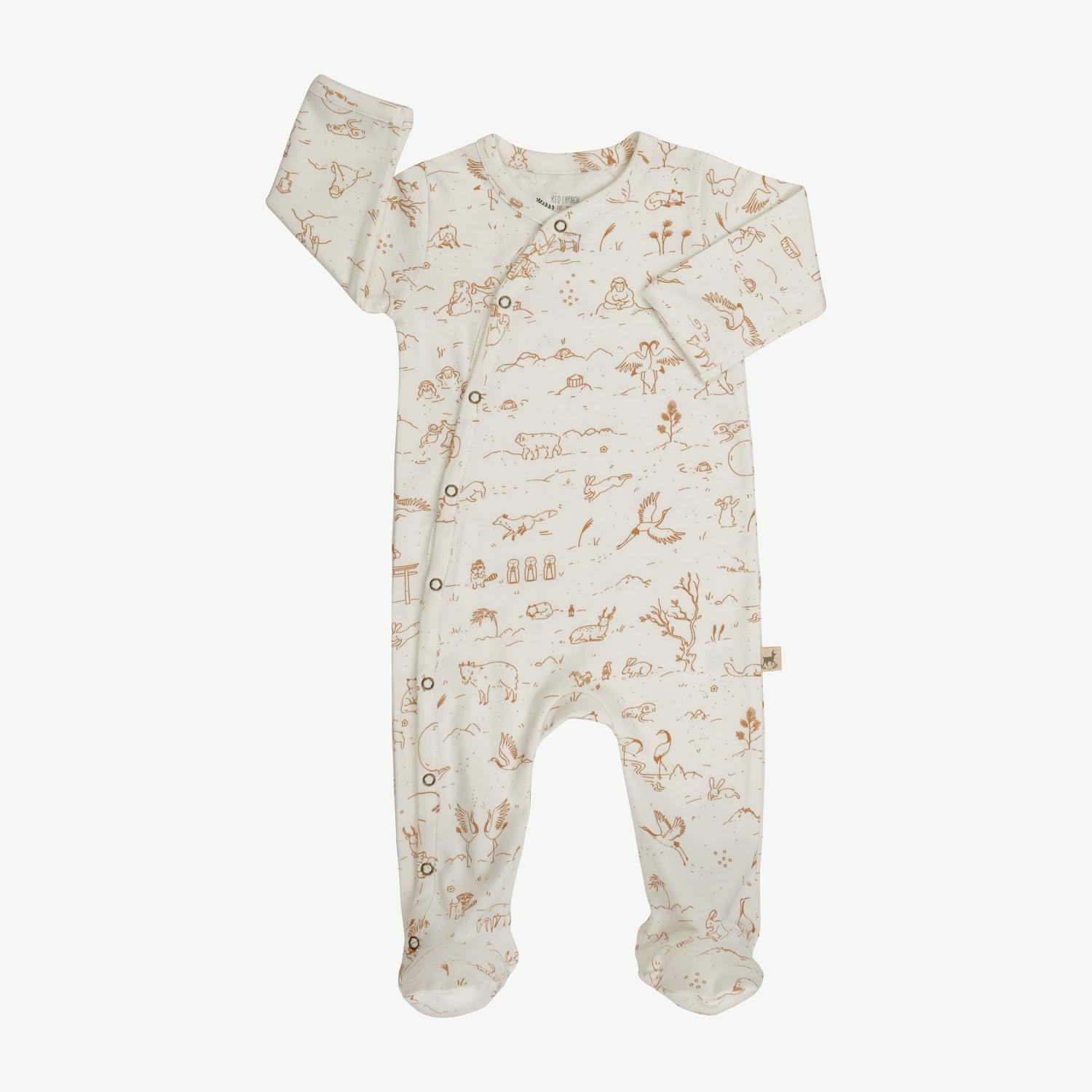 'the story' ivory footed jumpsuit