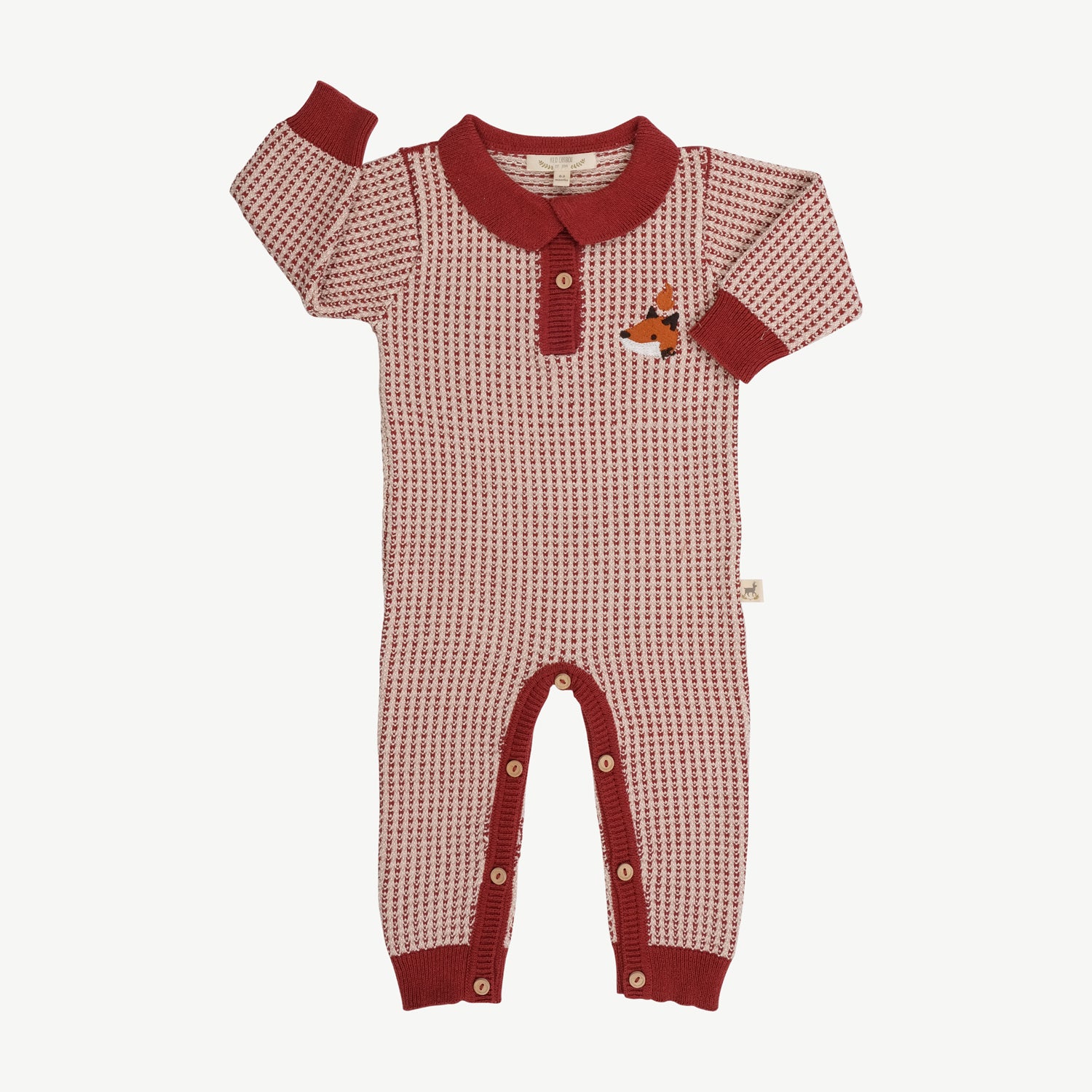 'multi' tibetan red knit jumpsuit