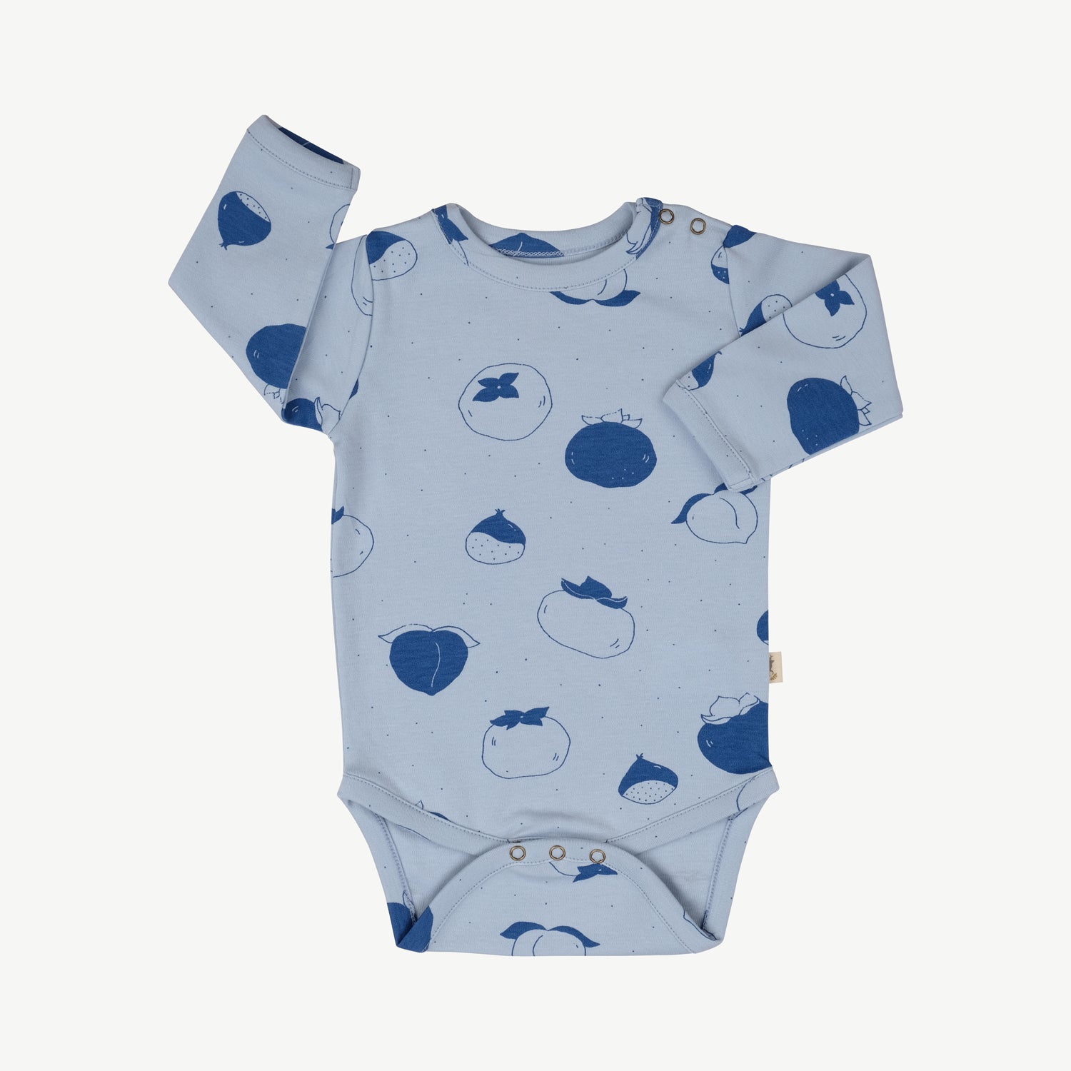 'fruitful patience' celestial blue onesie