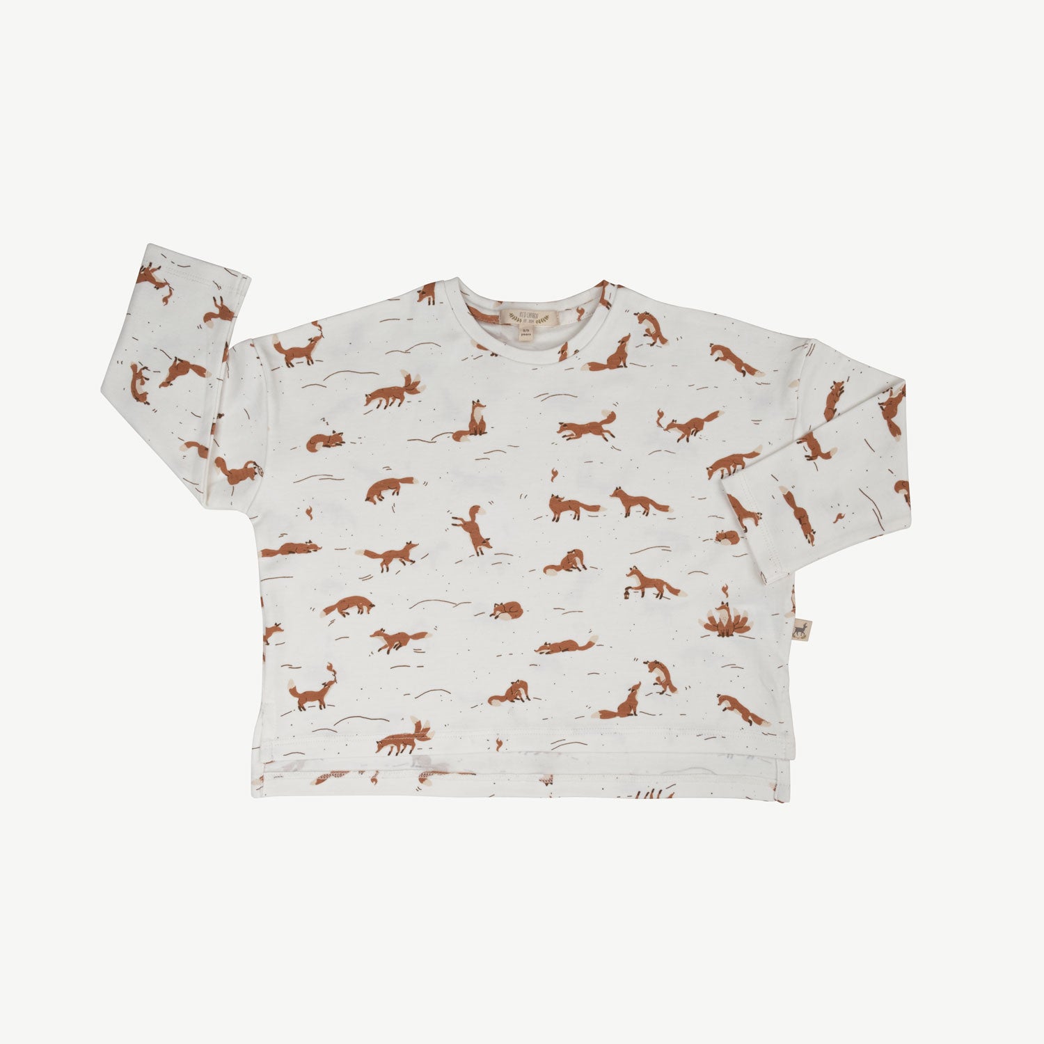 'mountain kitsune (foxes)' ivory oversized t-shirt