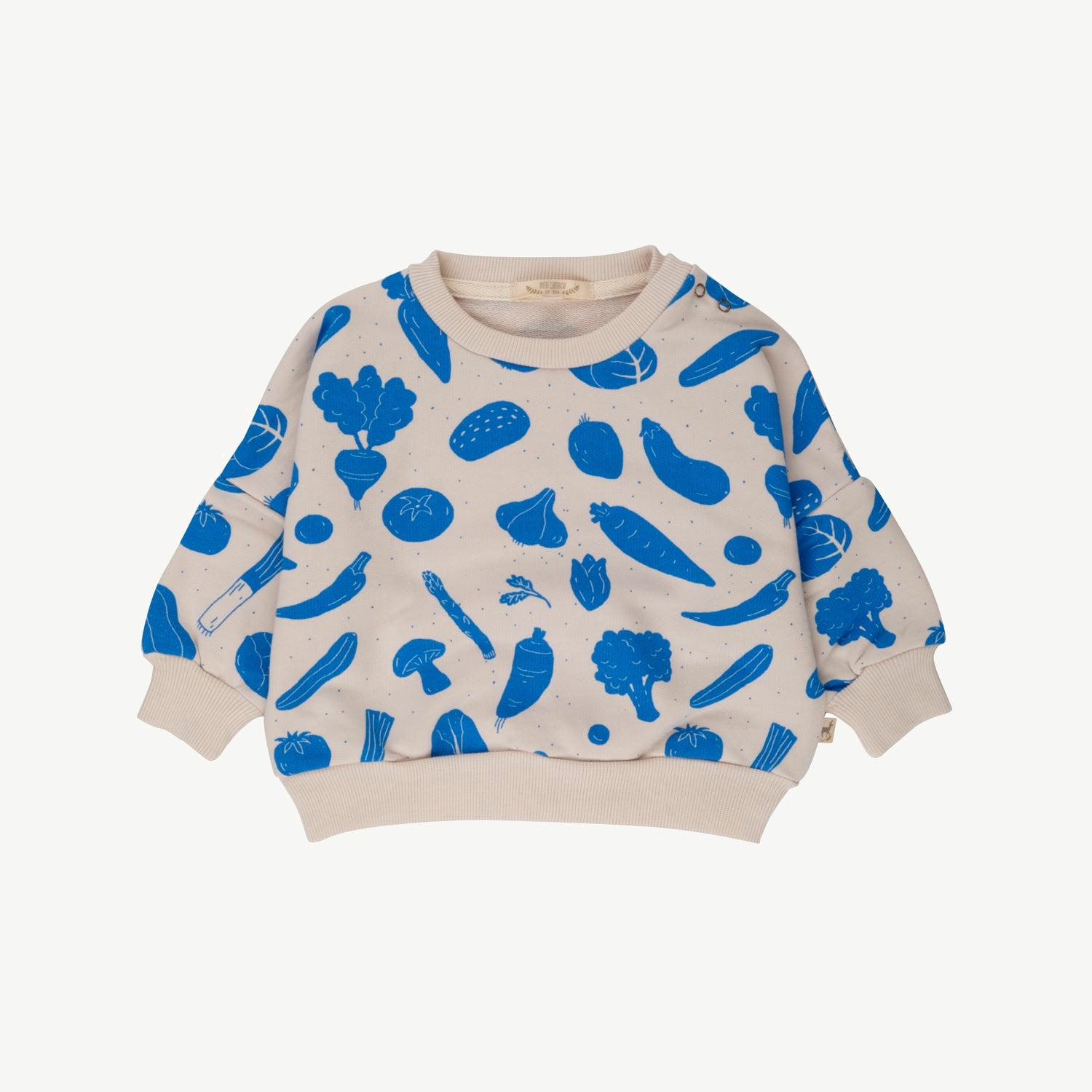 Sweatshirt - Veggie Fiesta - White Sand